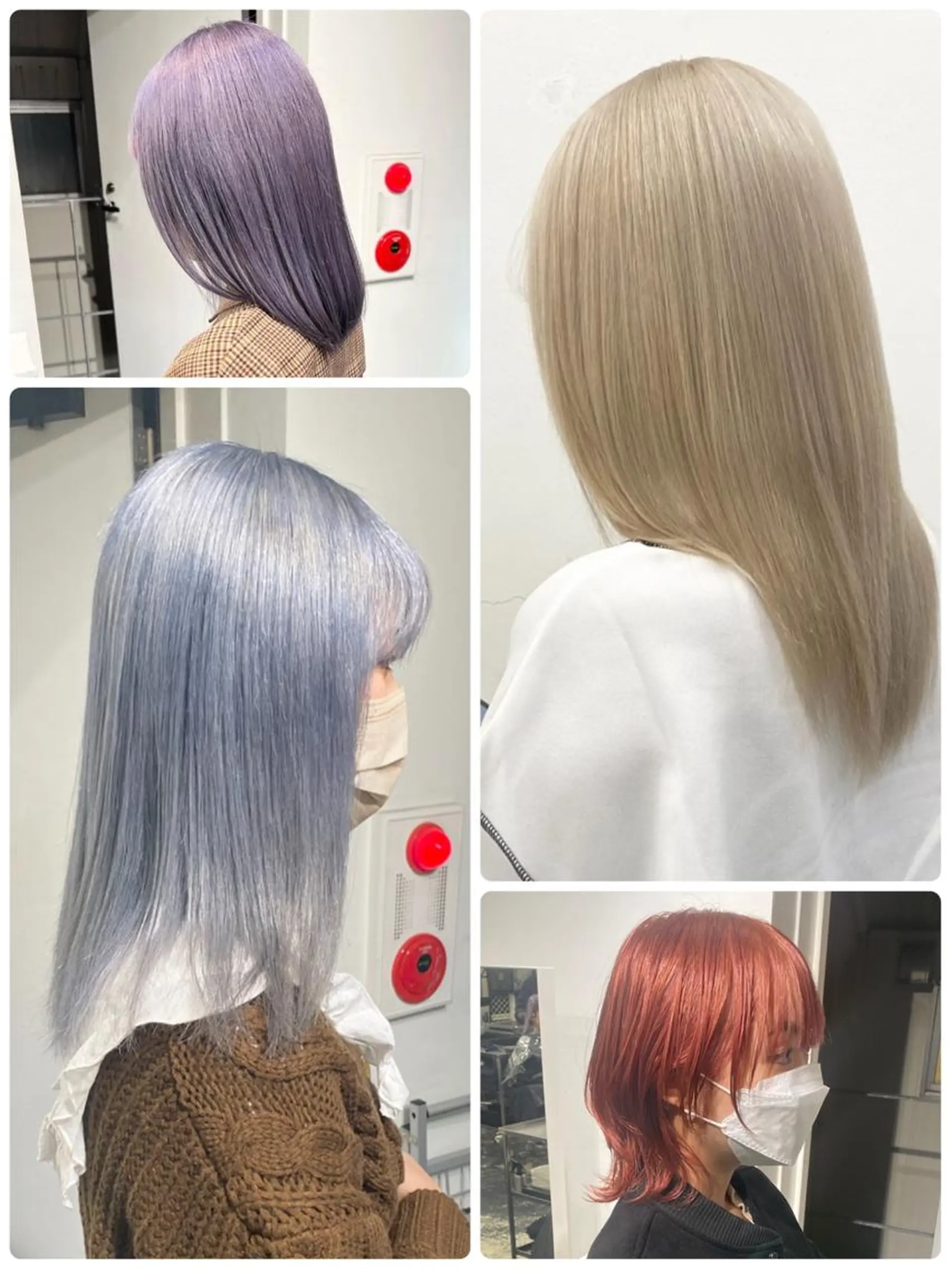 ミディアム カラー パーマ ヘアアレンジ メンズ キッズ ブリーチ　ハイトーン 特化🌈フジタハルキのヘアスタイル