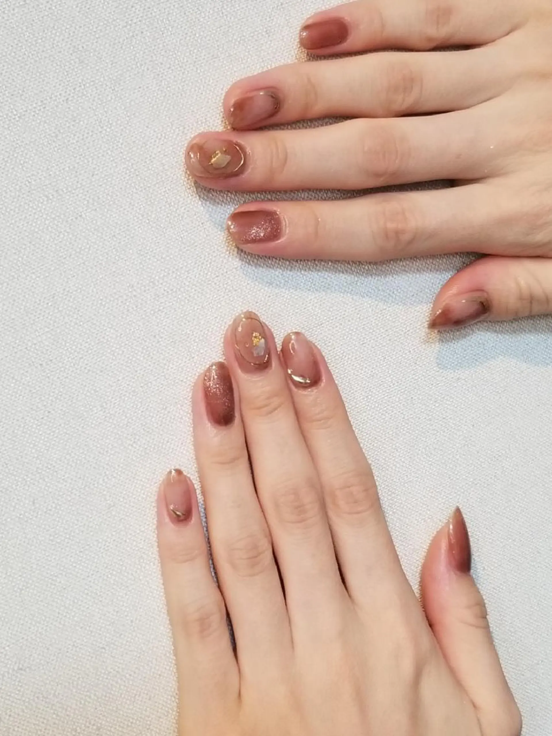 ネイル マグネットネイル ニュアンスネイル milly nail （予約担当)のネイルデザイン