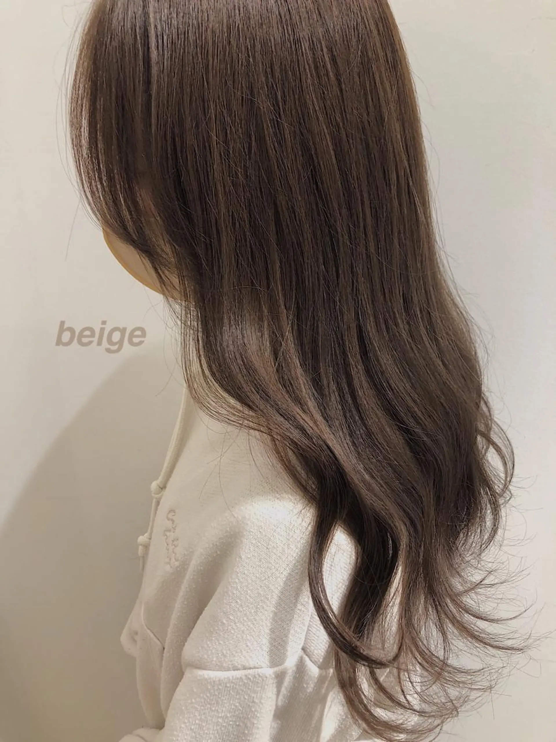 ロング カット ヘアカラー レイヤーカット❤︎ 韓国ヘア❤︎YUKAのヘアスタイル