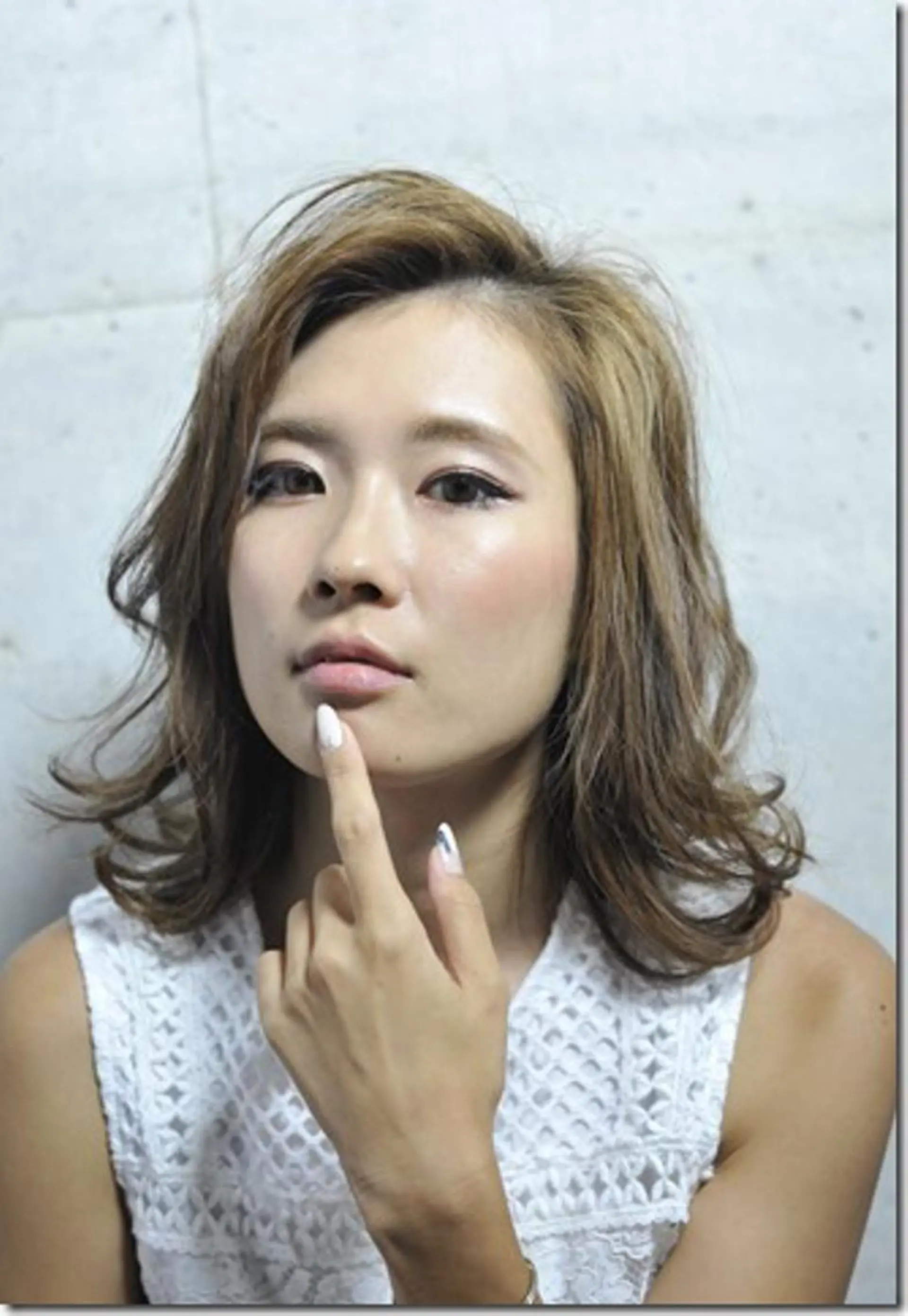 ミディアム 外ハネヘア ショート&ボブ井上 菜樹のヘアスタイル