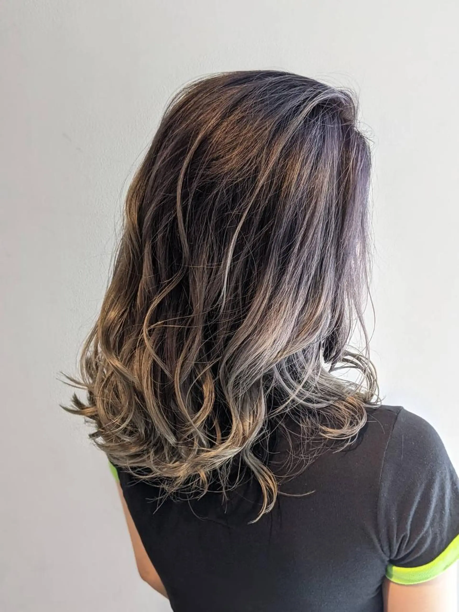 セミロング パーマ カラー カット ヘアカラー パーマ トリートメント パピヨンロゼ 酸性/髪質改善のヘアスタイル