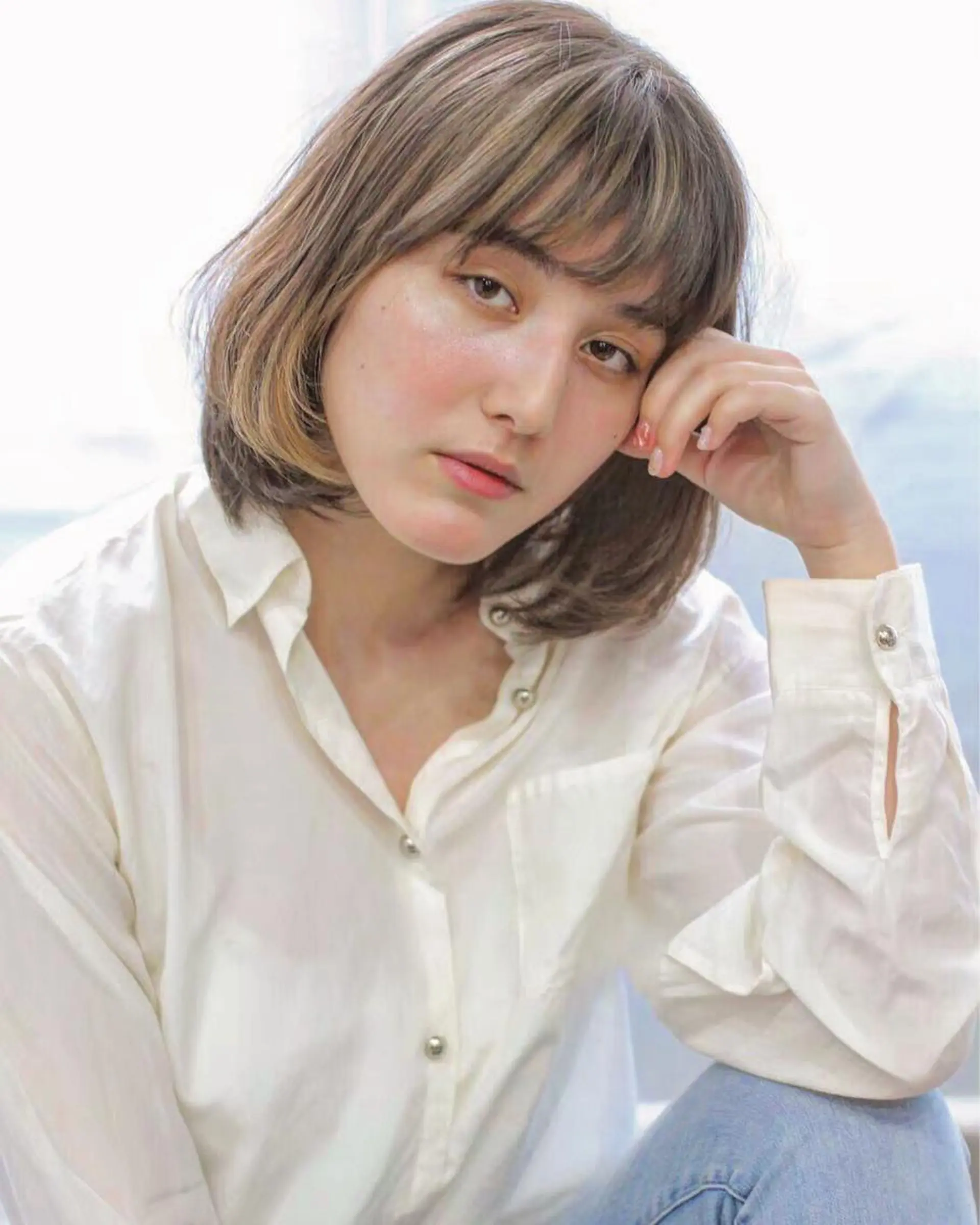 ミディアム 鈴畑 皓平のヘアスタイル