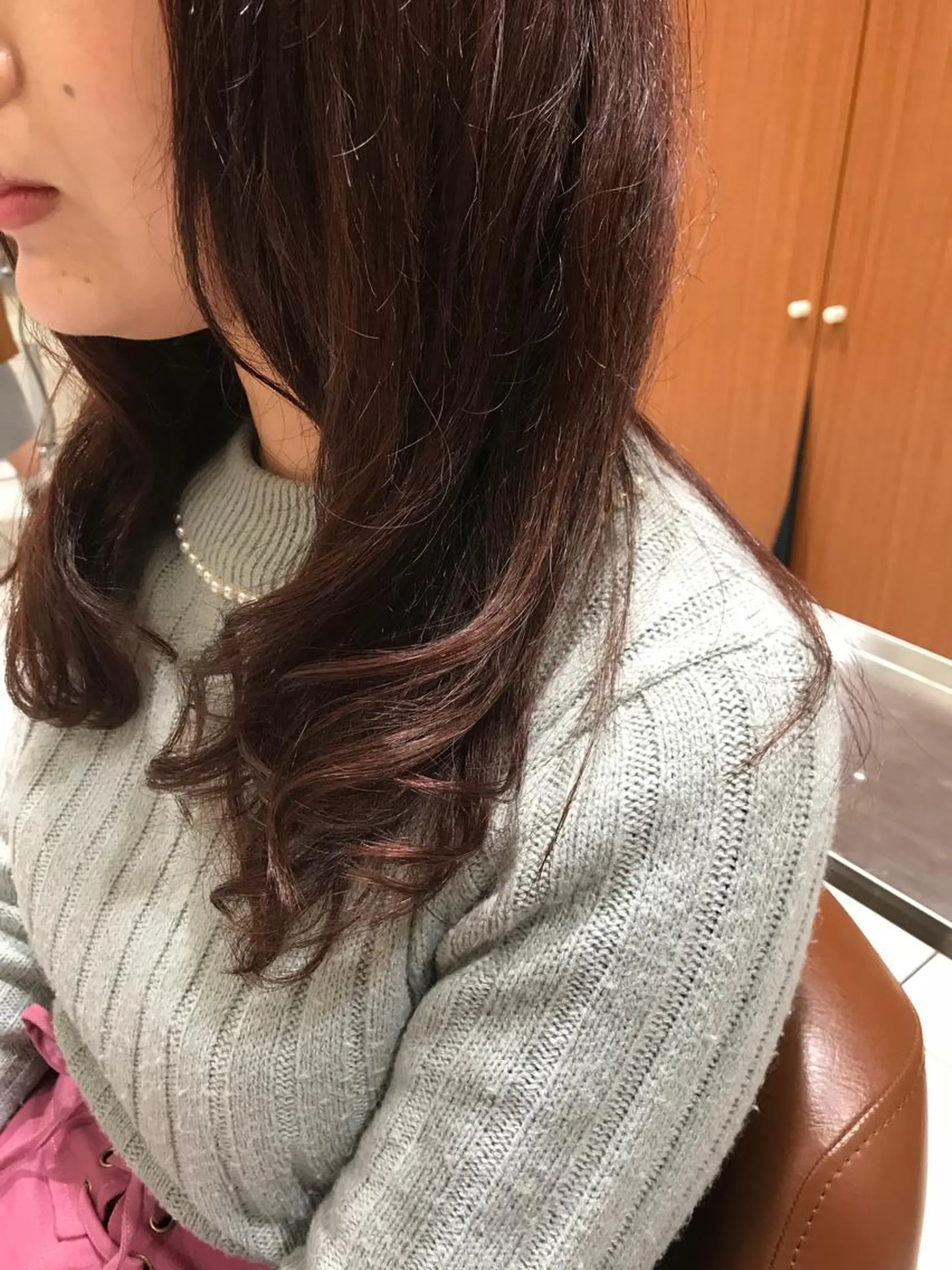 ロング パーマ ヘアアレンジ デジタルパーマ テラモト カズヨシのヘアスタイル