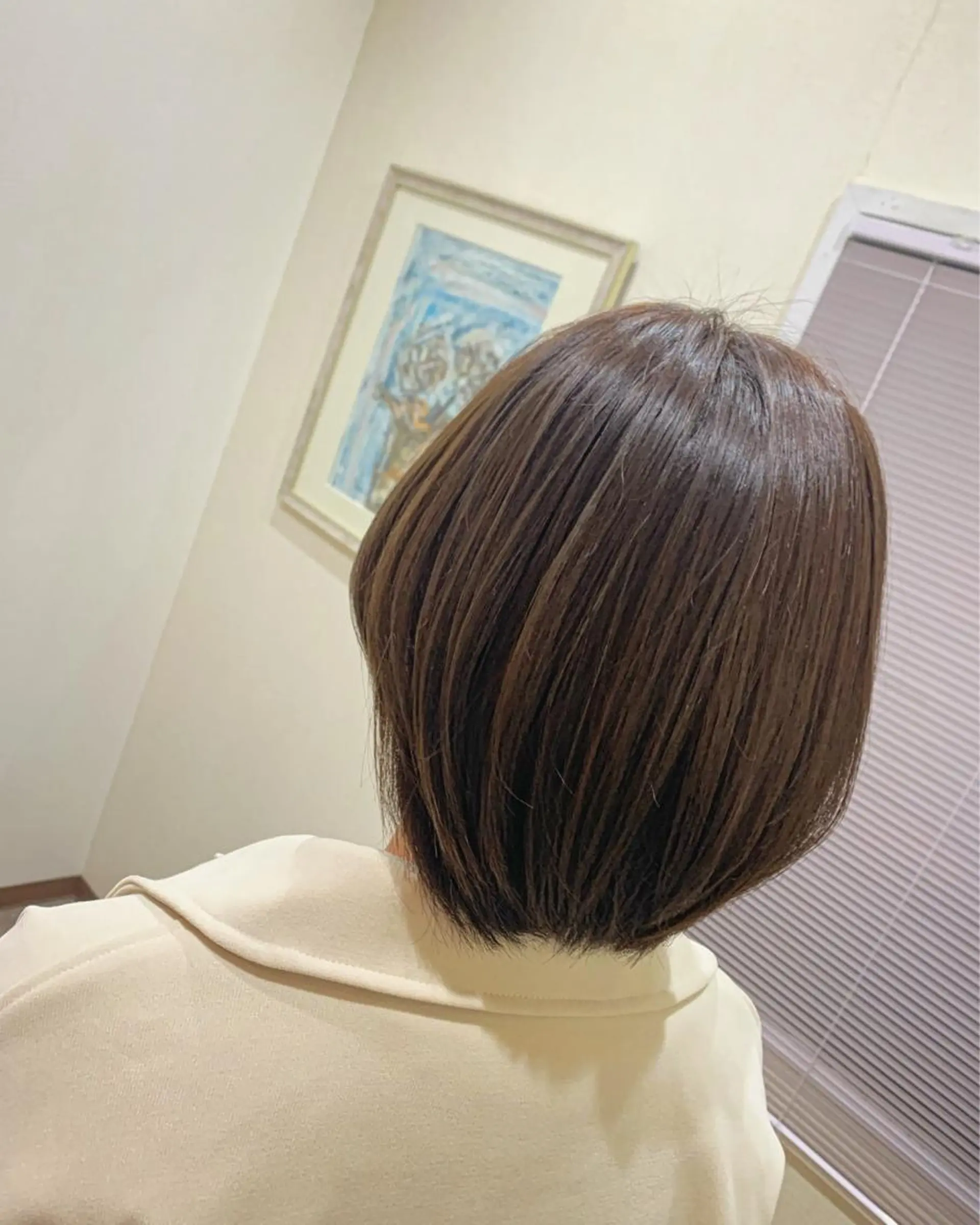 ショート カラー ベージュカラー ブリーチ ブリーチなしカラー オレンジ カット 縮毛矯正 トリートメント Morpho Hair Product所属・井上 花音のヘアスタイル