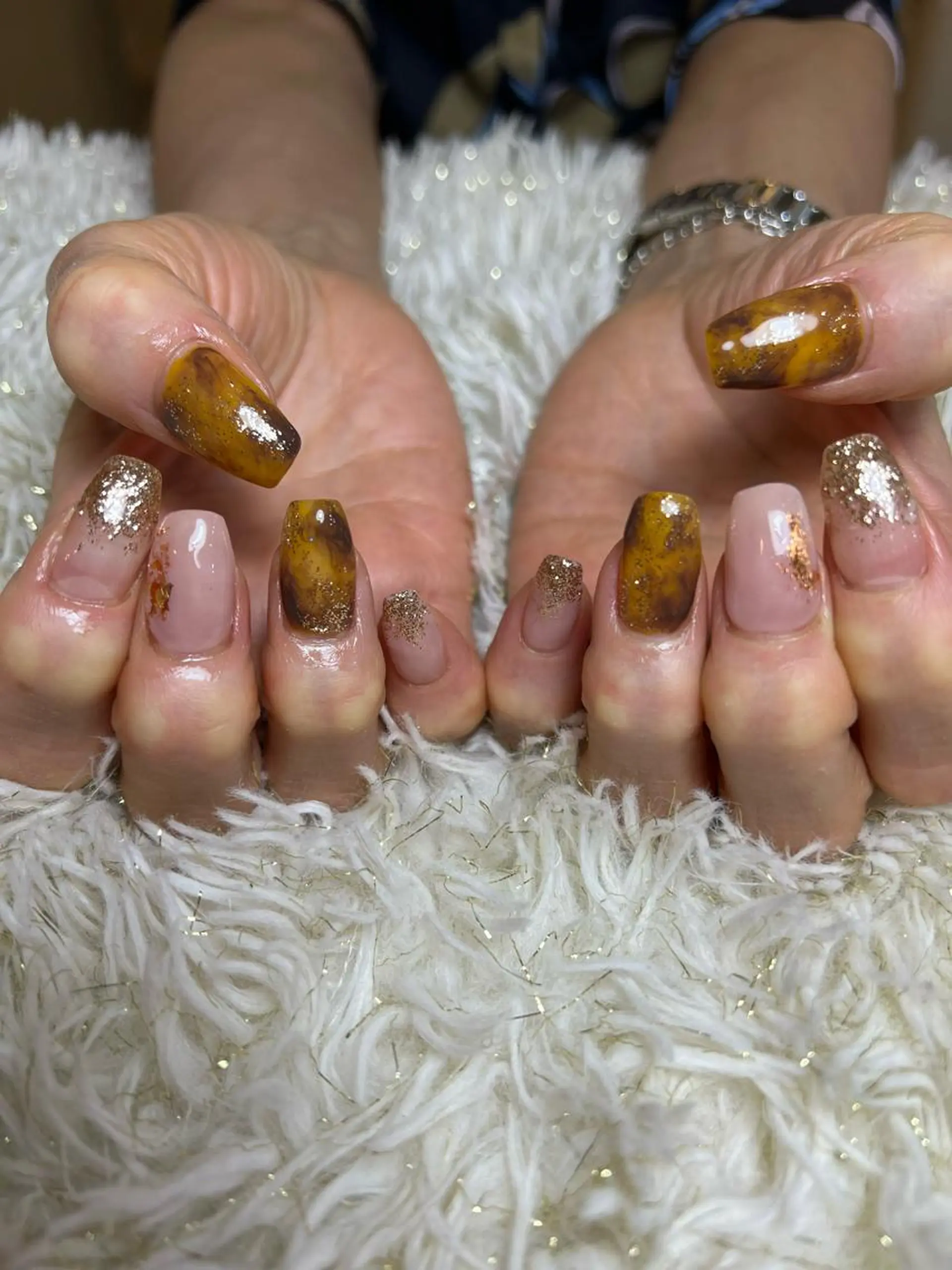 ネイル べっ甲ネイル Dia Nail AKIのネイルデザイン