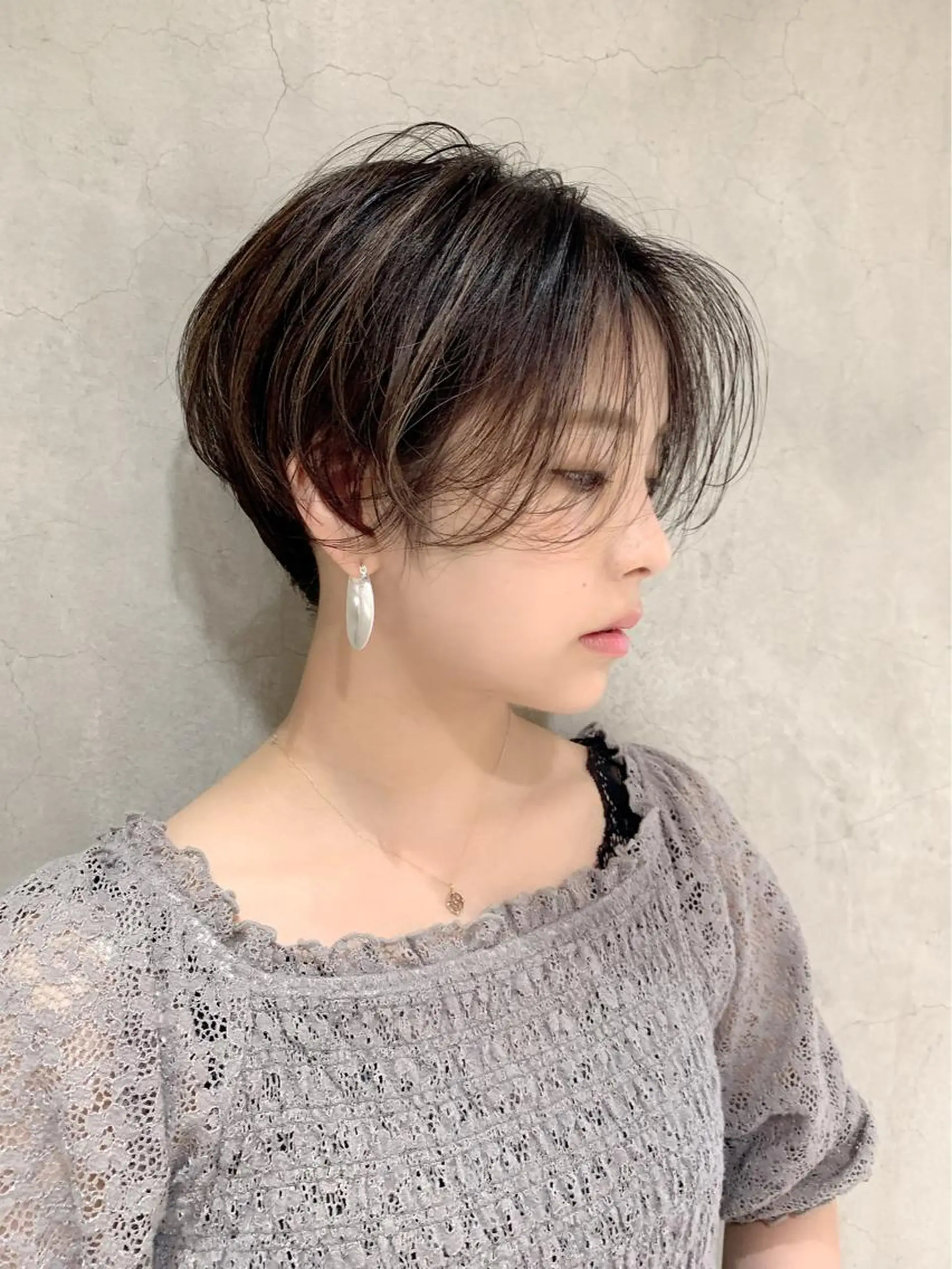 ミディアム 🌹ハッシュカット、 レイヤー韓国ヘア🌹のヘアスタイル