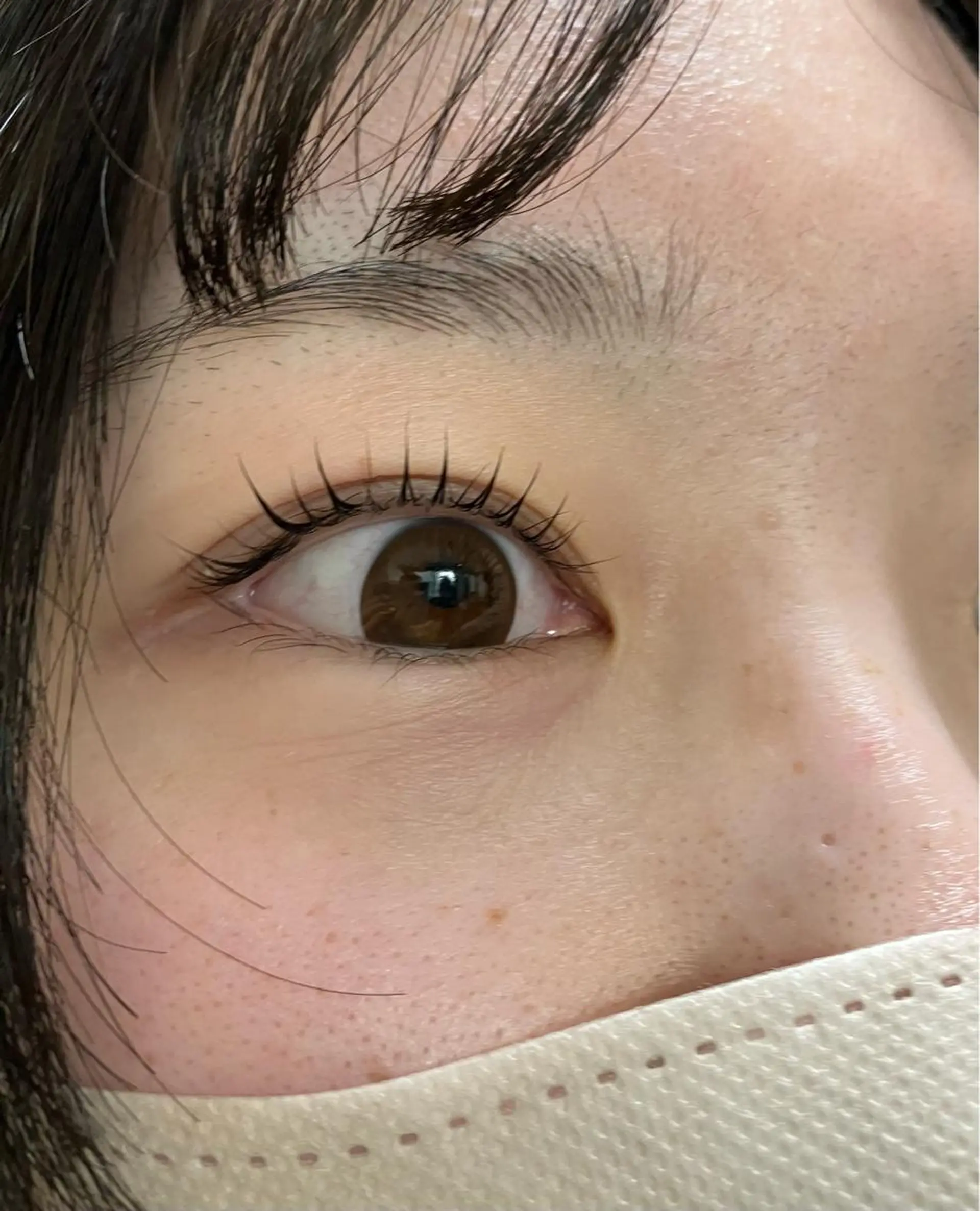 マツエク・マツパ 一重×まつ毛パーマ マツパ OVER  SEAオーバーシー所属・森 陽子のマツエク・マツパデザイン