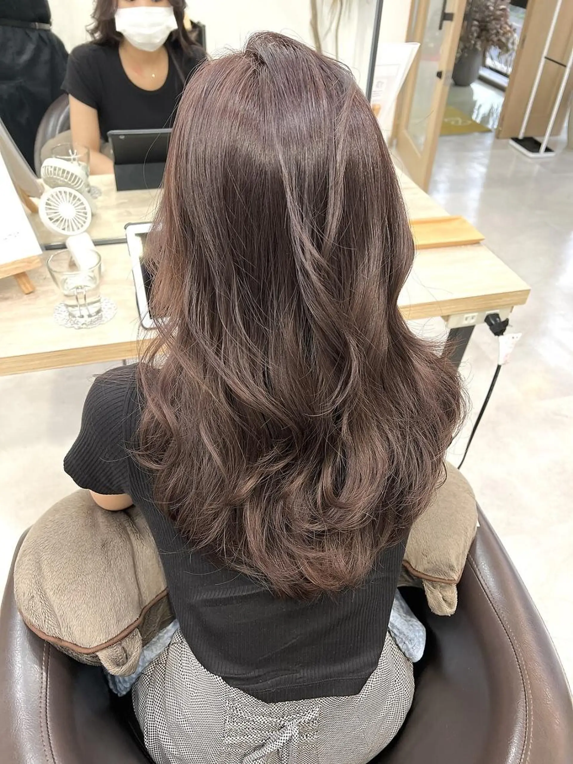 ロング 髪質改善 縮毛矯正 トリートメント ヘアカラー 髪質改善/艶カラー 縮毛矯正/山本由梨のヘアスタイル