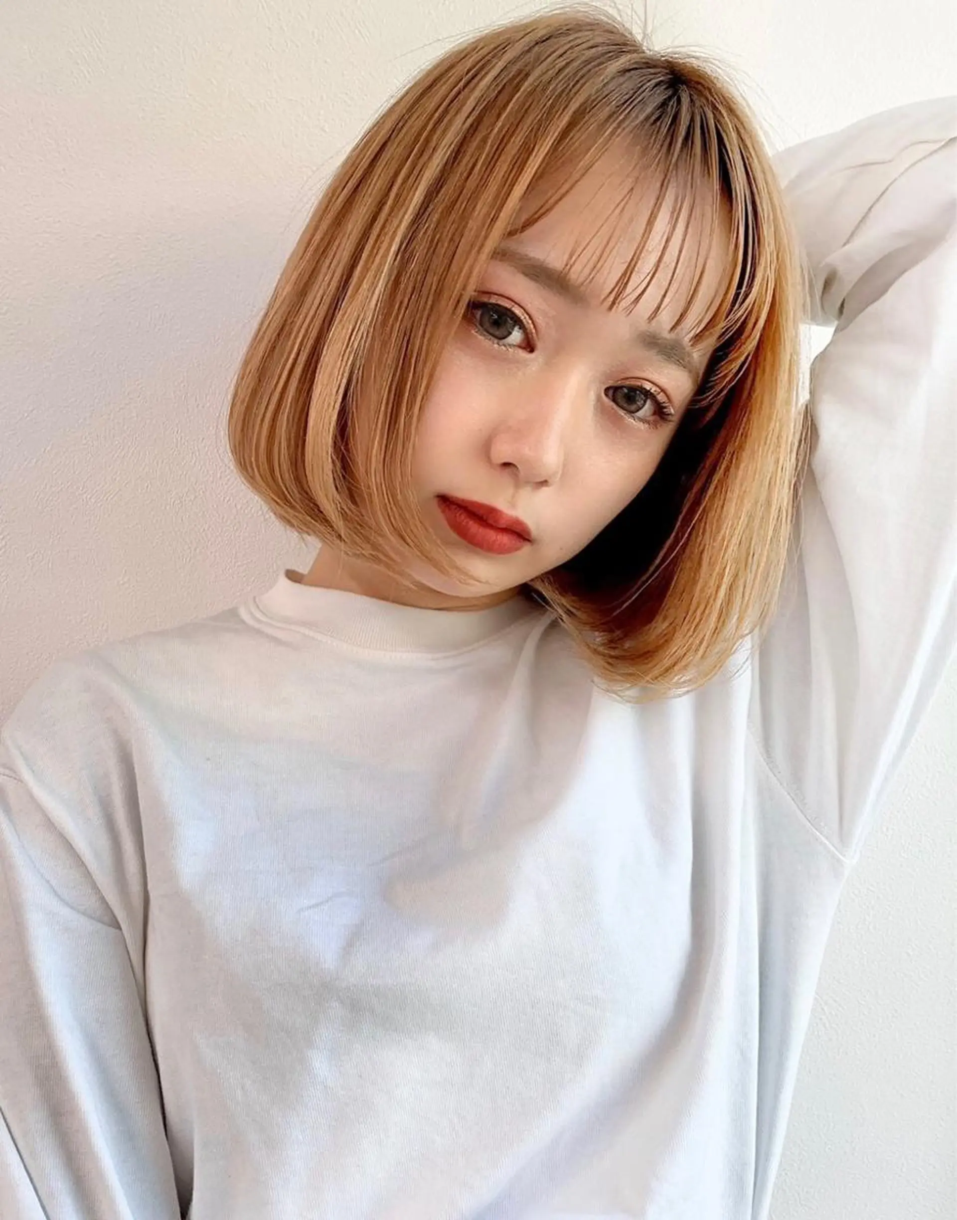 ミディアム カラー パーマ ヘアアレンジ メンズ キッズ ネイル マツエク・マツパ 🎀愛されモテヘア♡ 梅澤夏基🎀のヘアスタイル