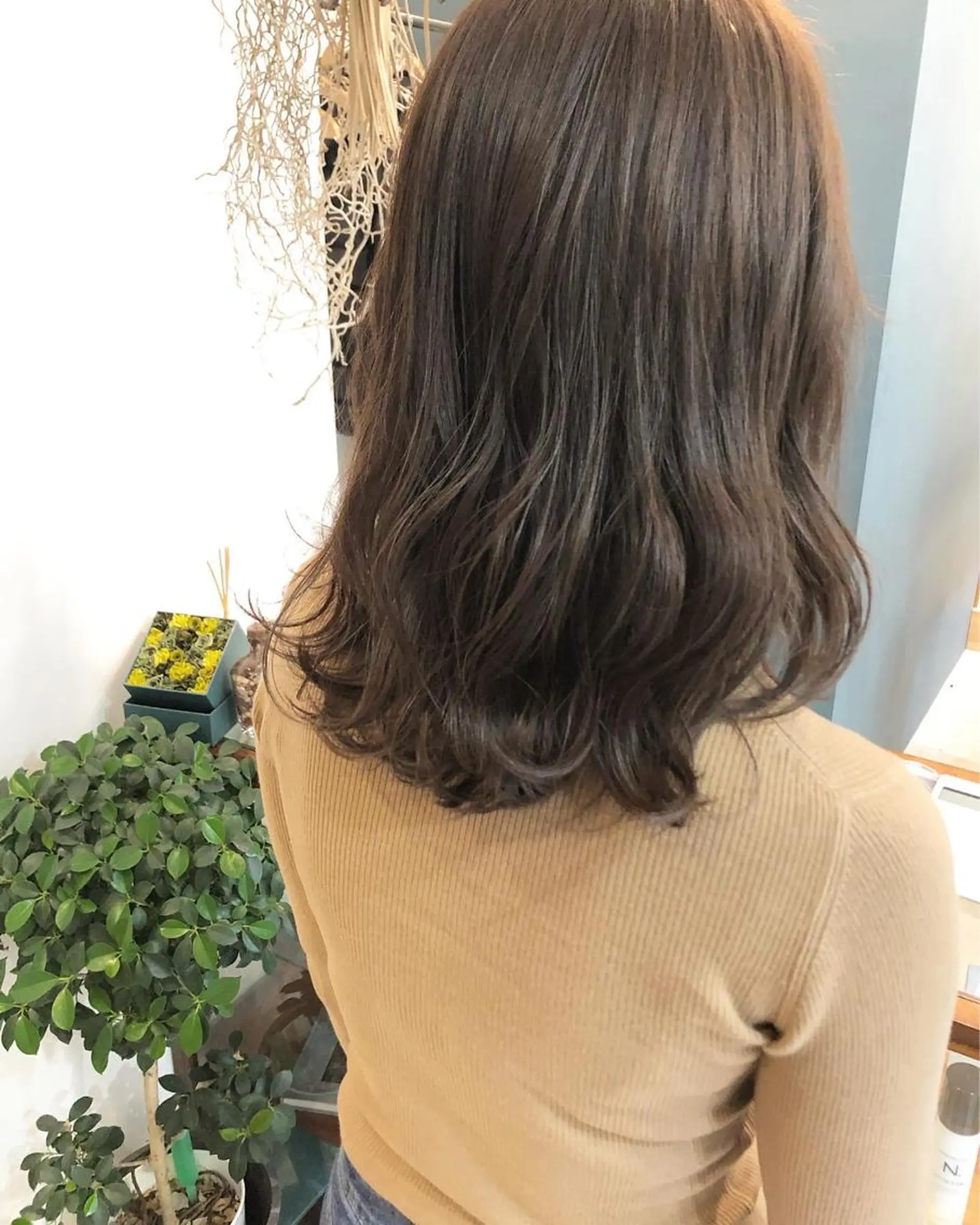 ミディアム カラー パーマ 髪質改善 縮毛矯正 トリートメント OVER→三軒茶屋 /縮毛矯正・髪質改善のヘアスタイル