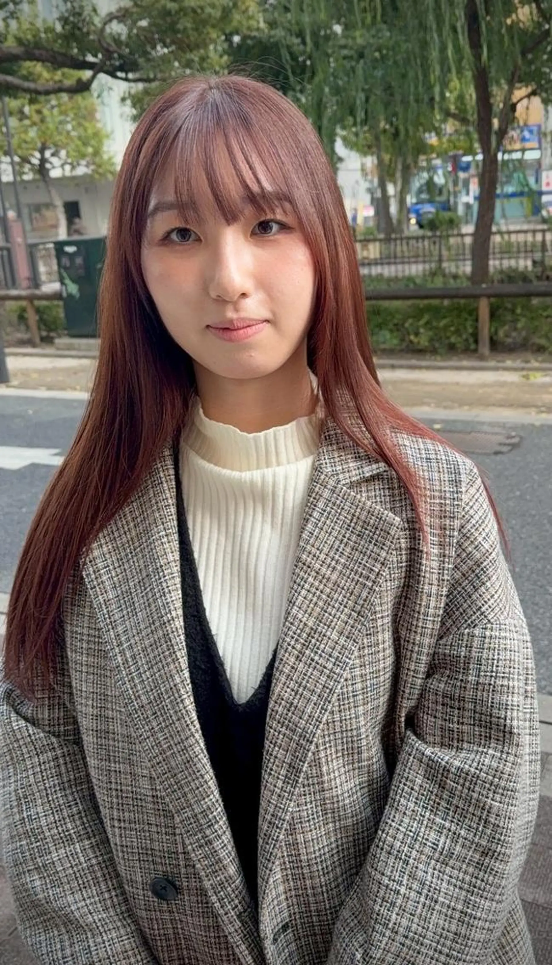 ミディアム カラー ベージュカラー ブリーチ 透明感カラー ダブルカラー ブリーチなしカラー 髪質改善ミルクティー SATSUKI🌼.のヘアスタイル