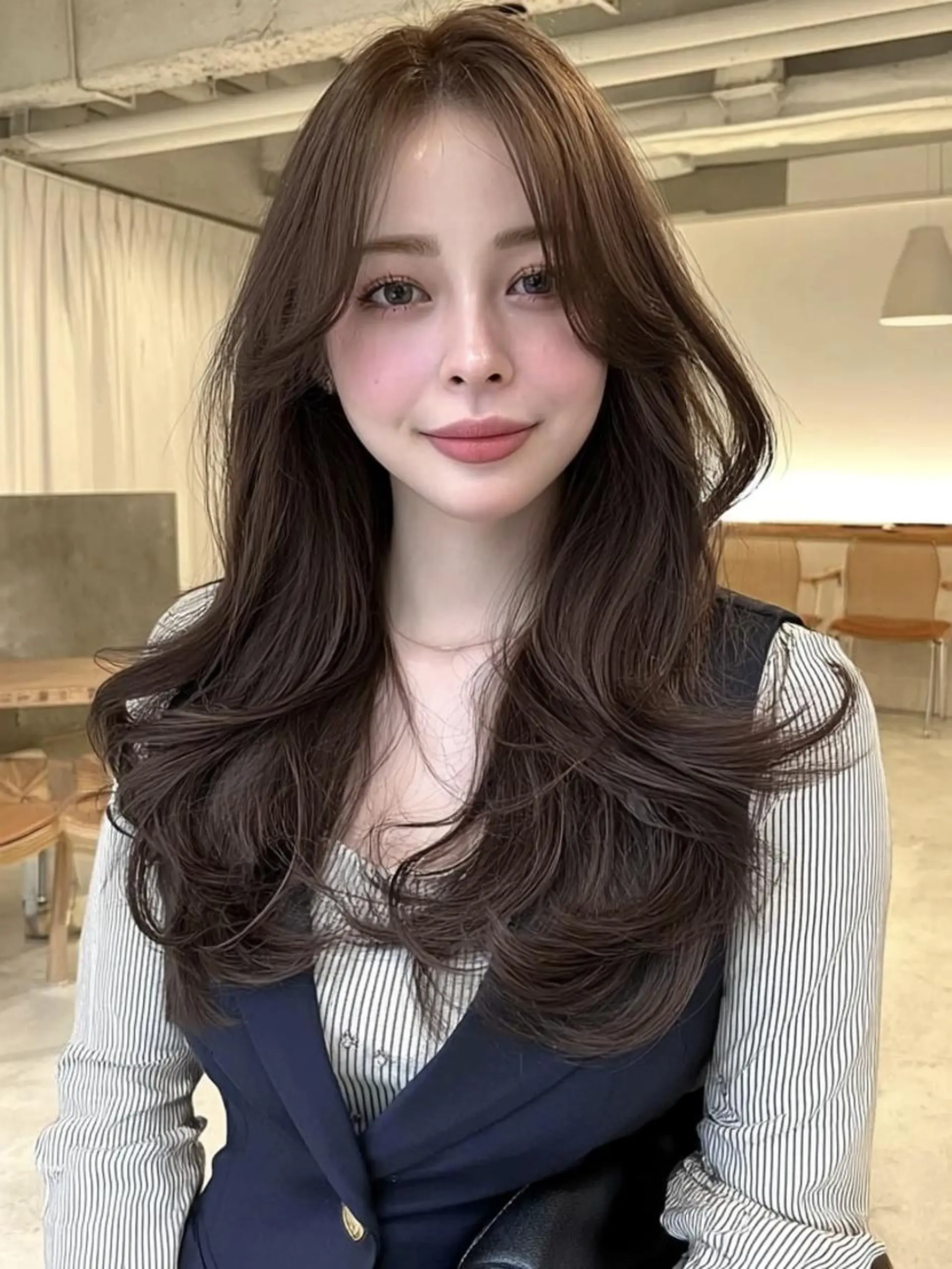 セミロング ボブ 外国人風カラー カット ヘアカラー トリートメント 🎀透明感カラー/ yuka🎀のヘアスタイル