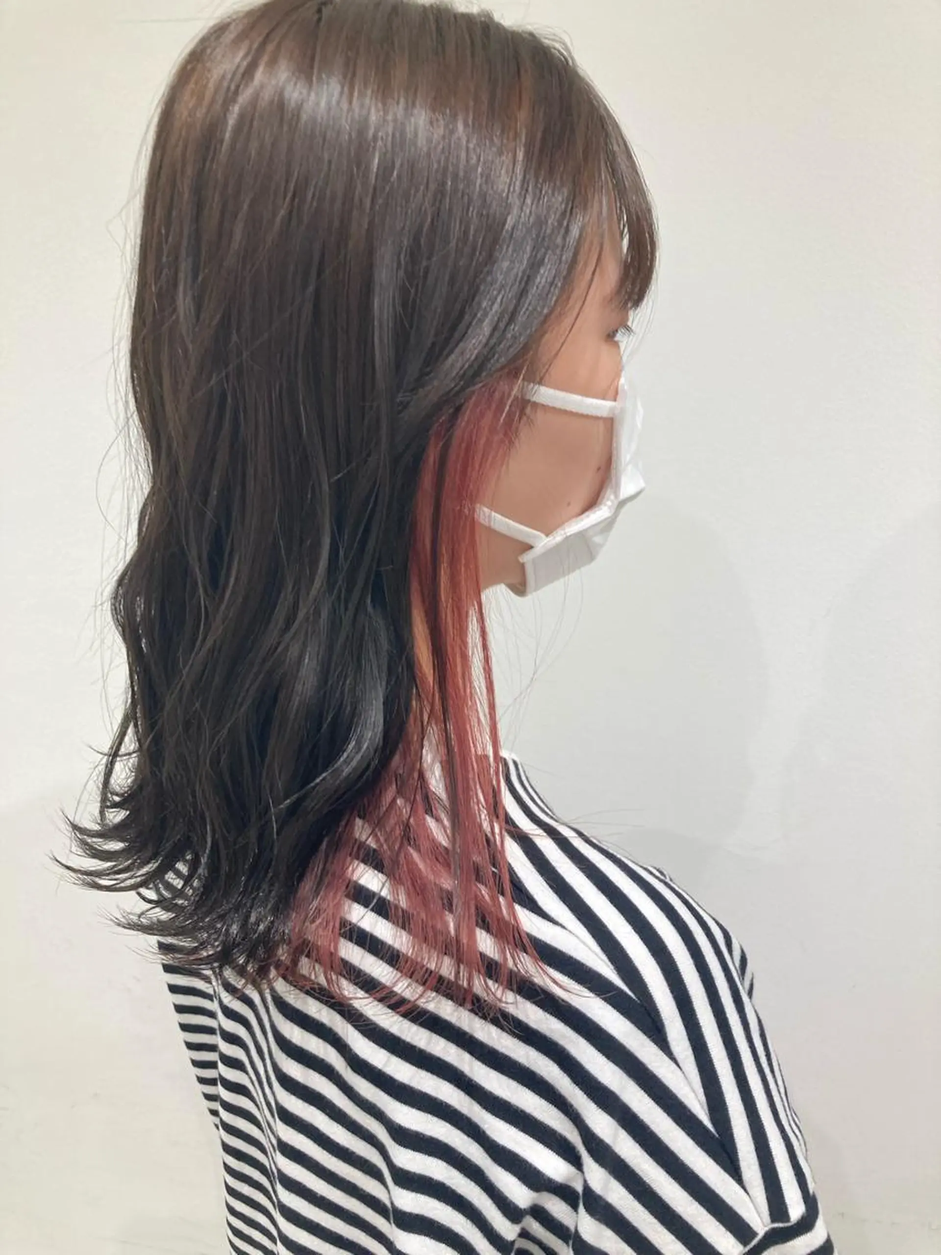 セミロング カラー ヘアカラー 透明感カラー🫧 nanohaのヘアスタイル