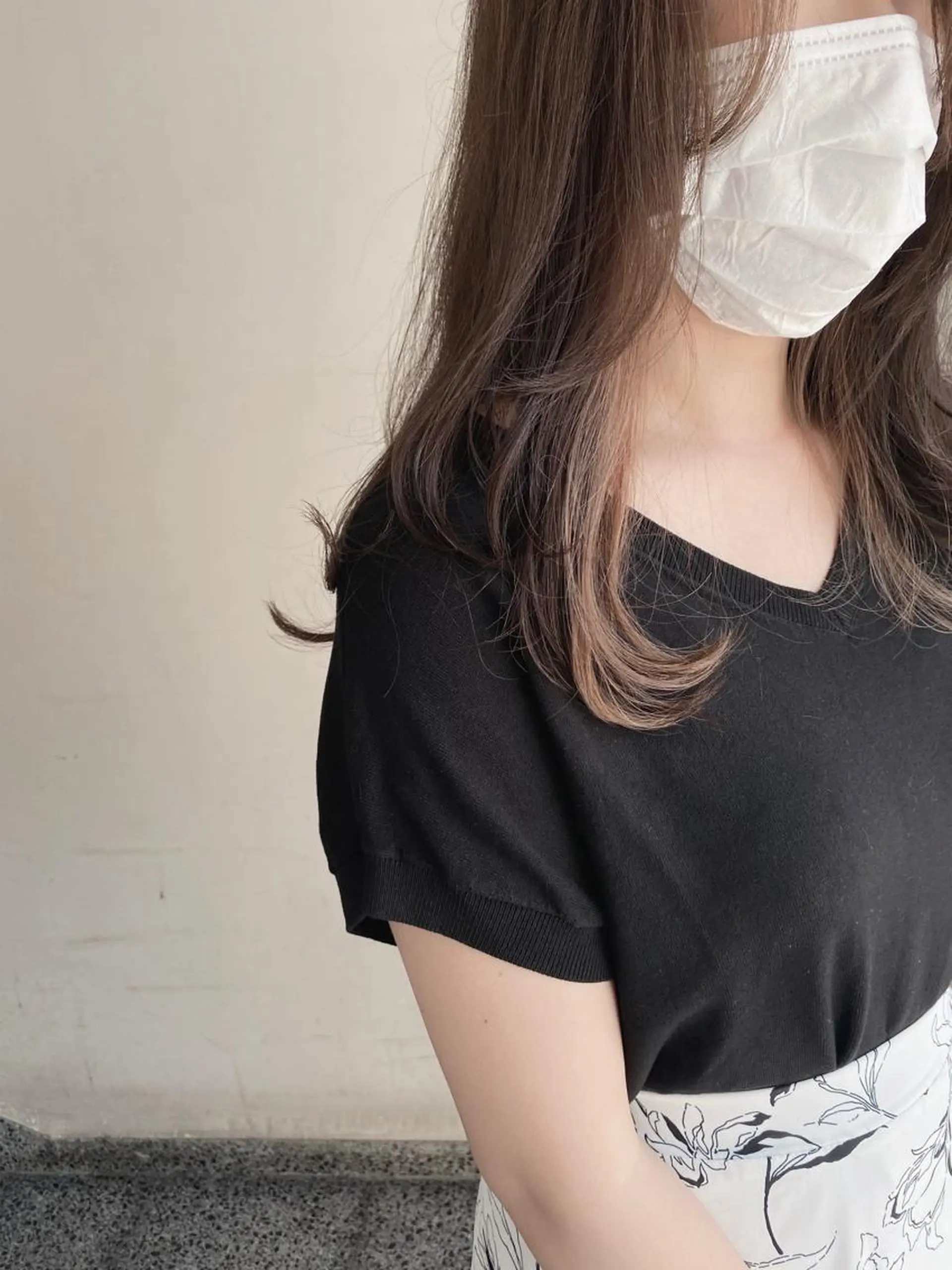 ロング カラー インナーカラー レイヤーカット✂️ 横浜No1♡下鳥翔子のヘアスタイル