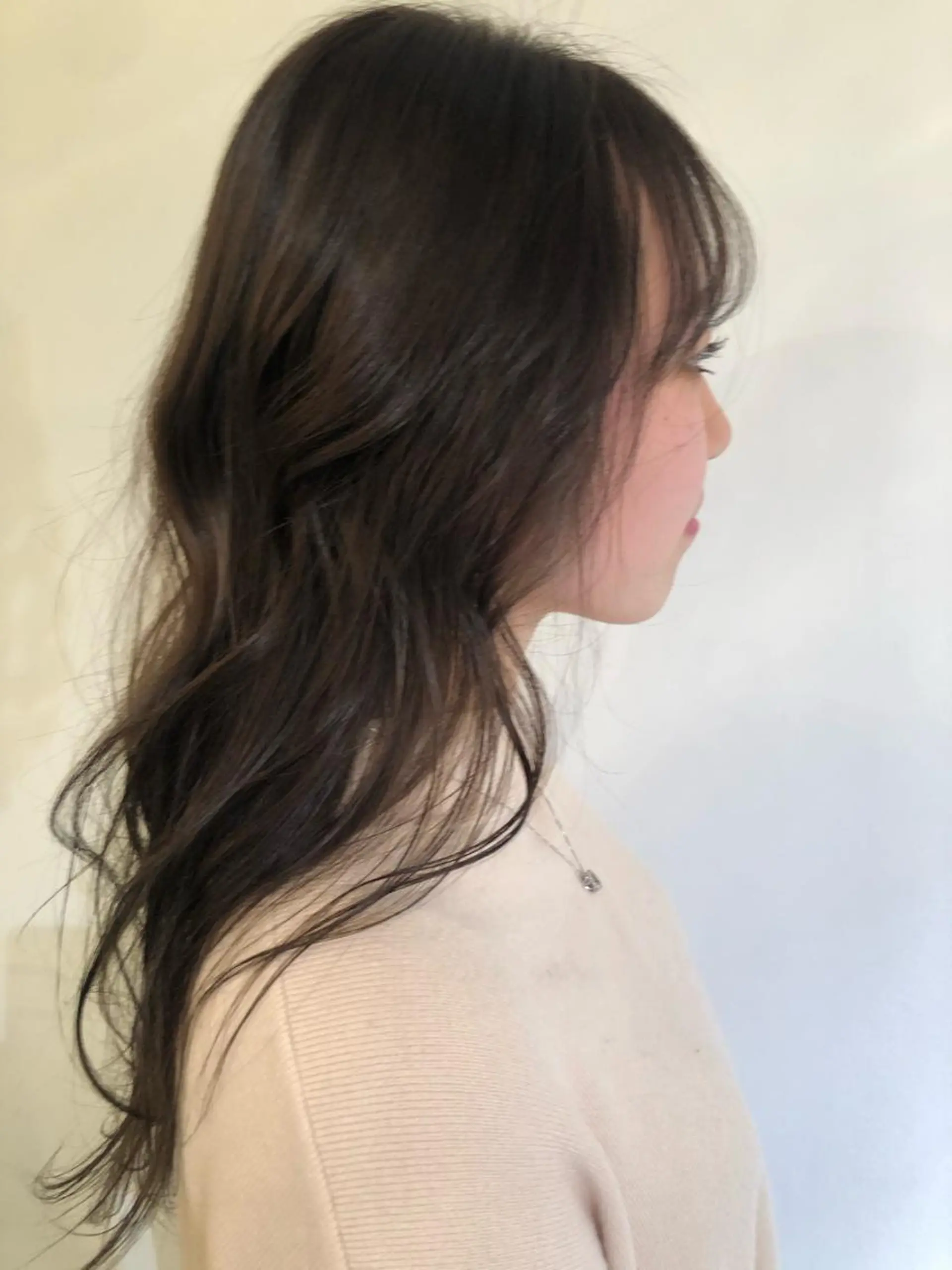 カラー ブリーチカラー🎀 韓国風/寺門美優のヘアスタイル