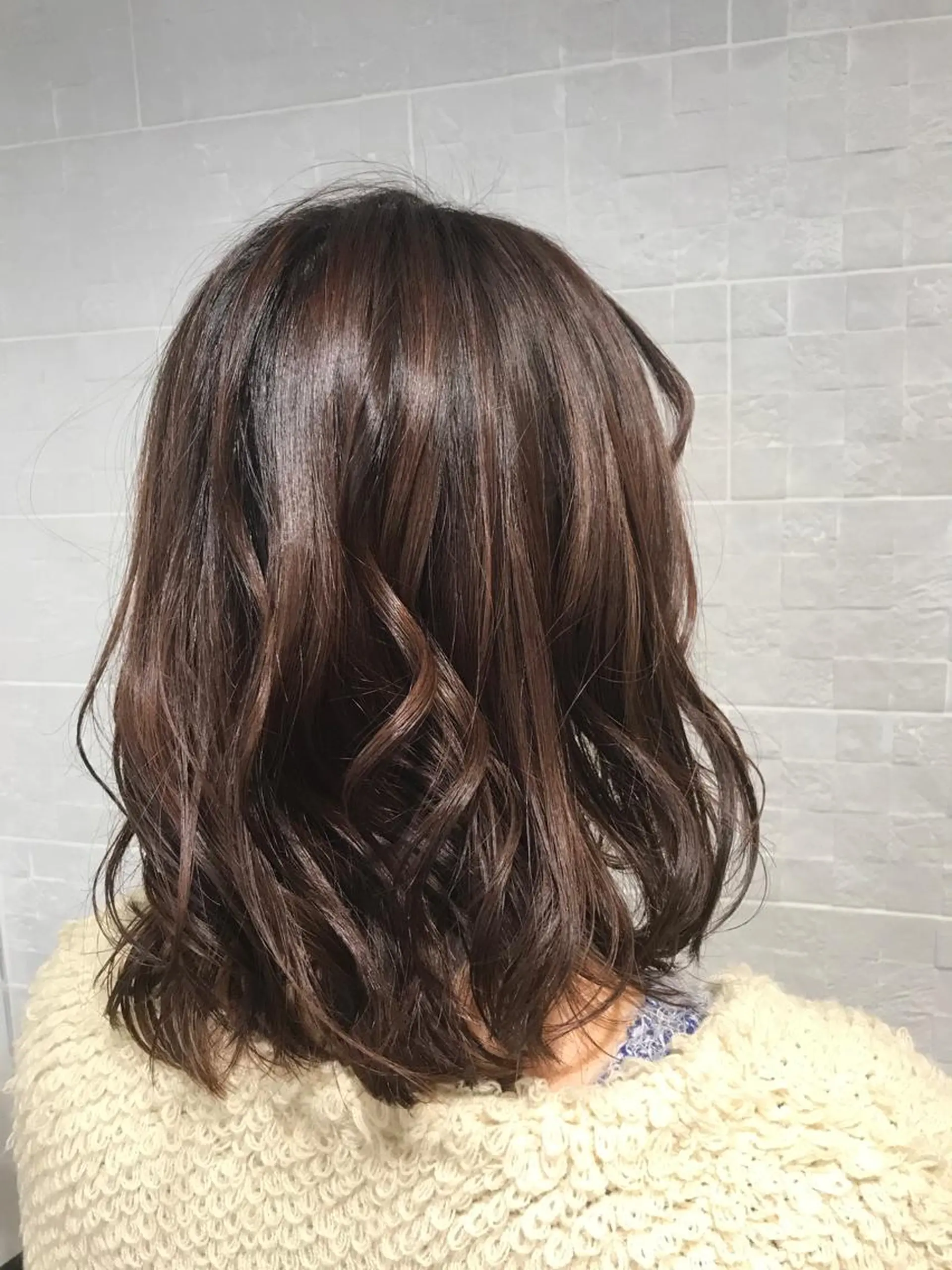 カラー TERRACE 福島所属・shi hoのヘアスタイル