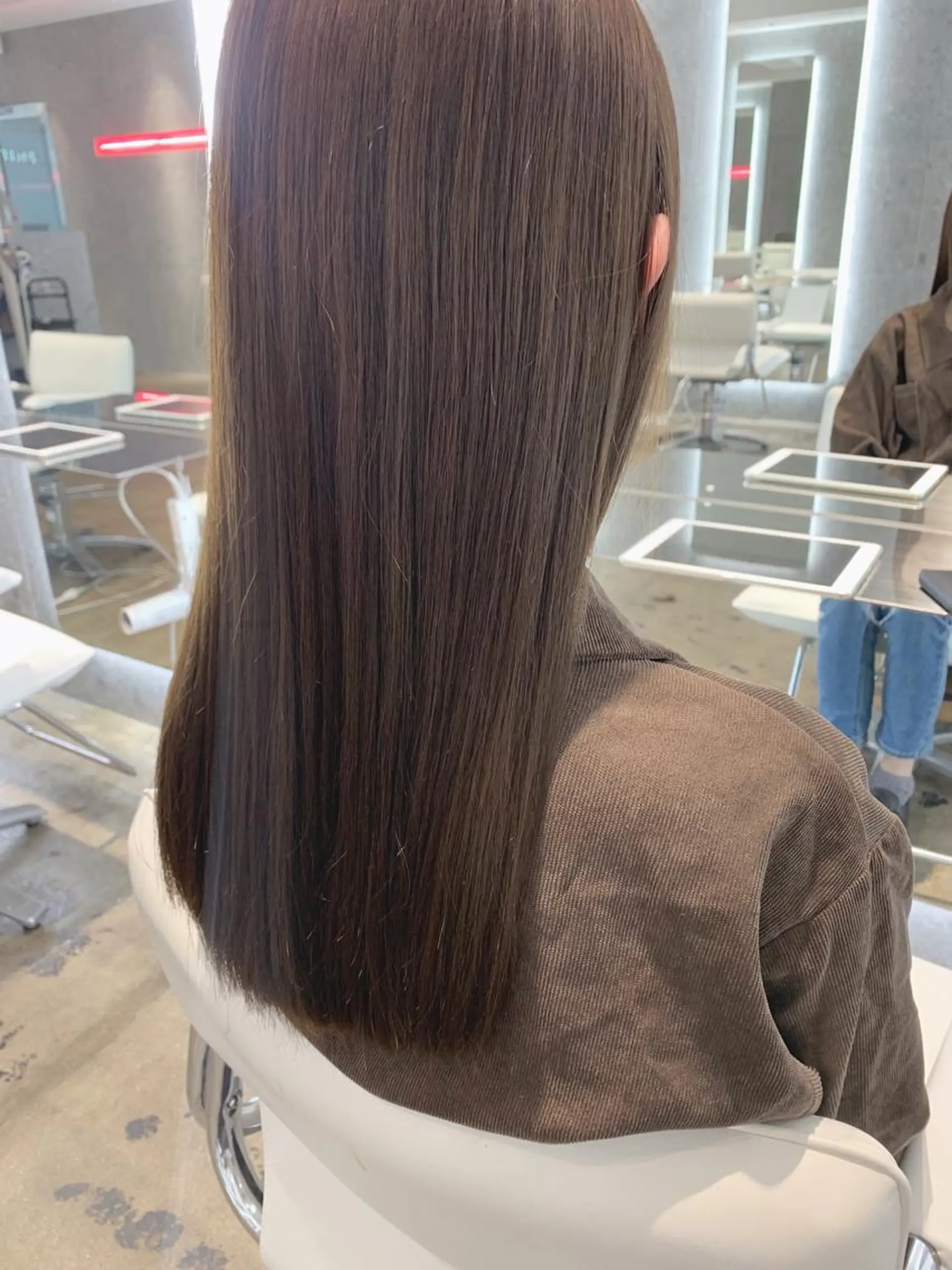 ロング カラー カット ヘアカラー トリートメント 山下 千明のヘアスタイル