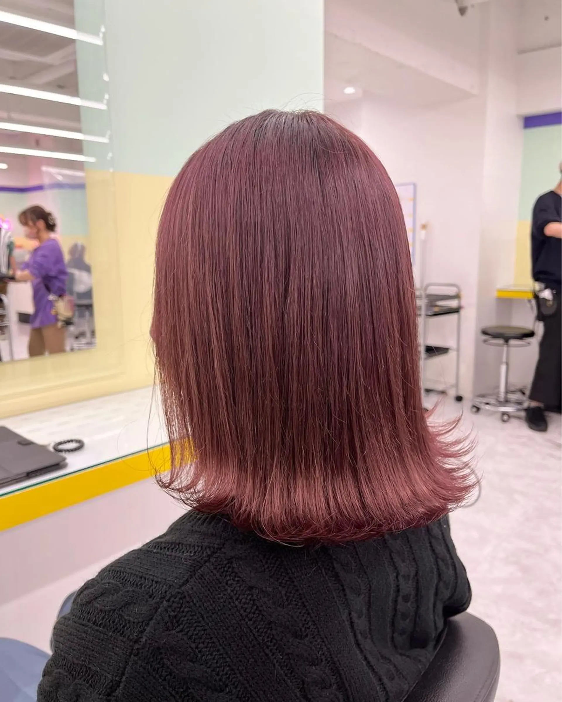 ショート ヘアカラー トリートメント ヘッドスパ ヘアセット 🪞透明感カラー🫧 縮毛矯正🥇かずきのヘアスタイル