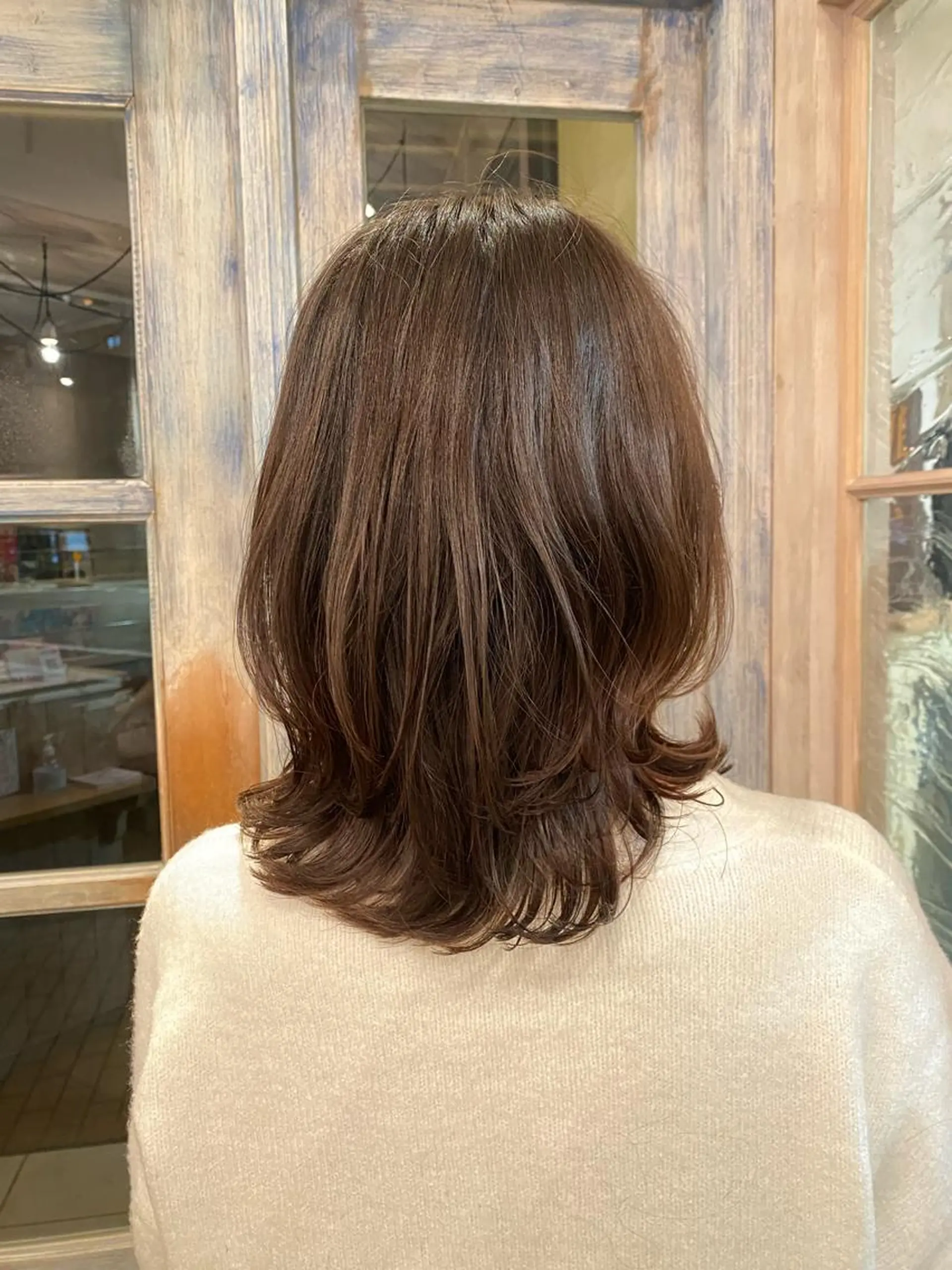 ミディアム パーマ ミディアムパーマ Kasuga Sayuriのヘアスタイル