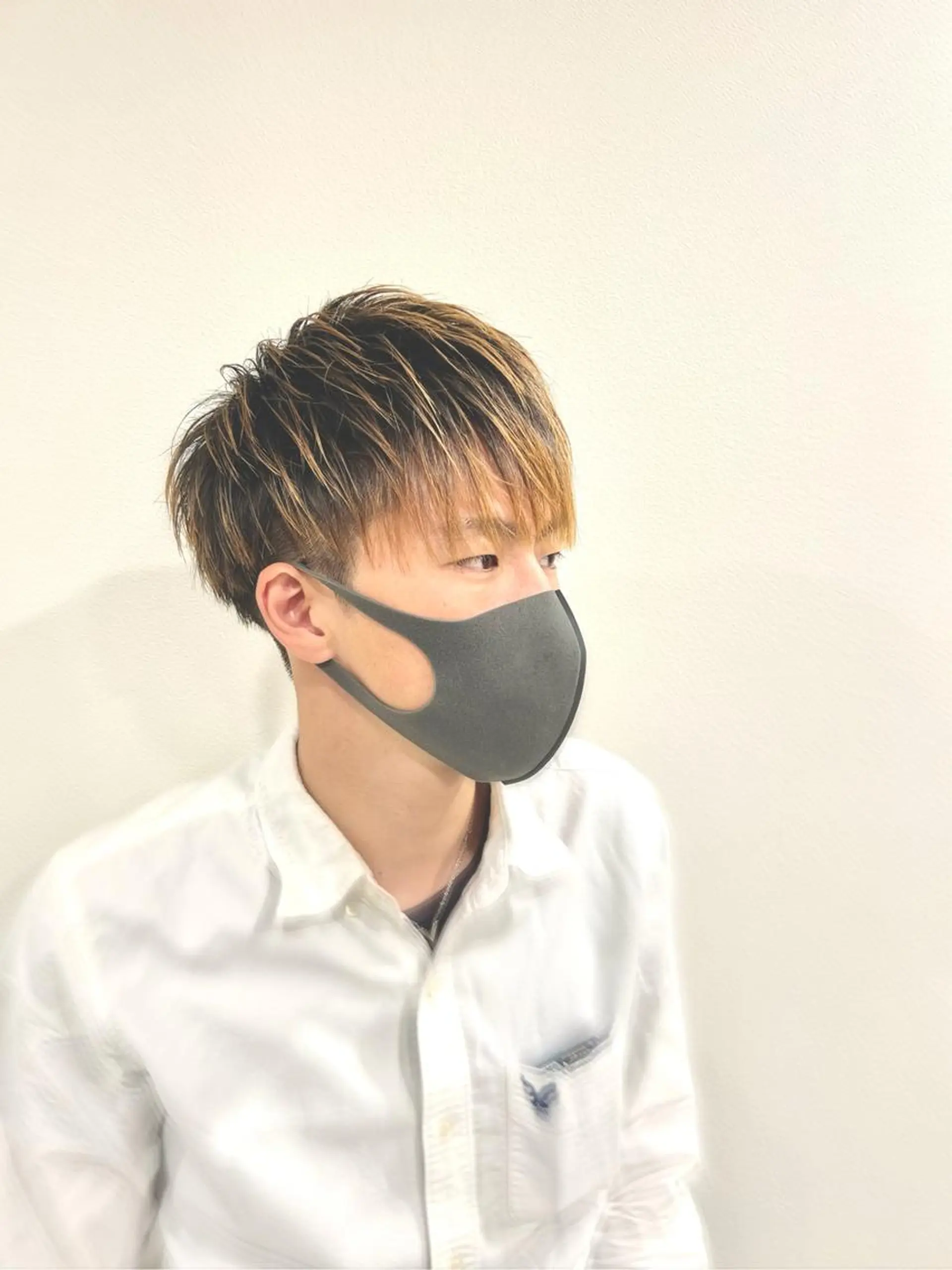 メンズ マッシュ 心斎橋メンズサロン リベルテグリットのヘアスタイル