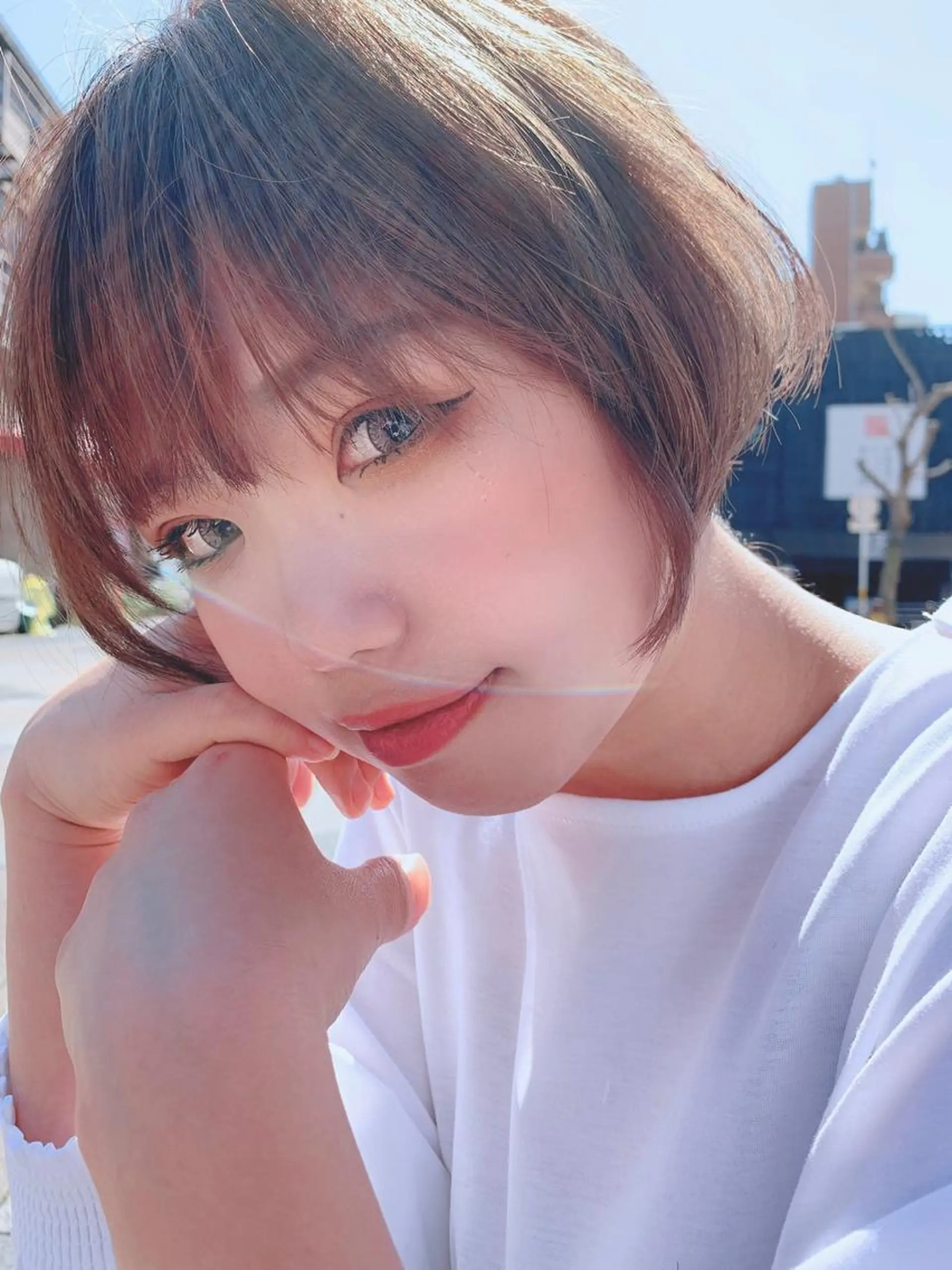 ショート カラー 山口 一馬のヘアスタイル
