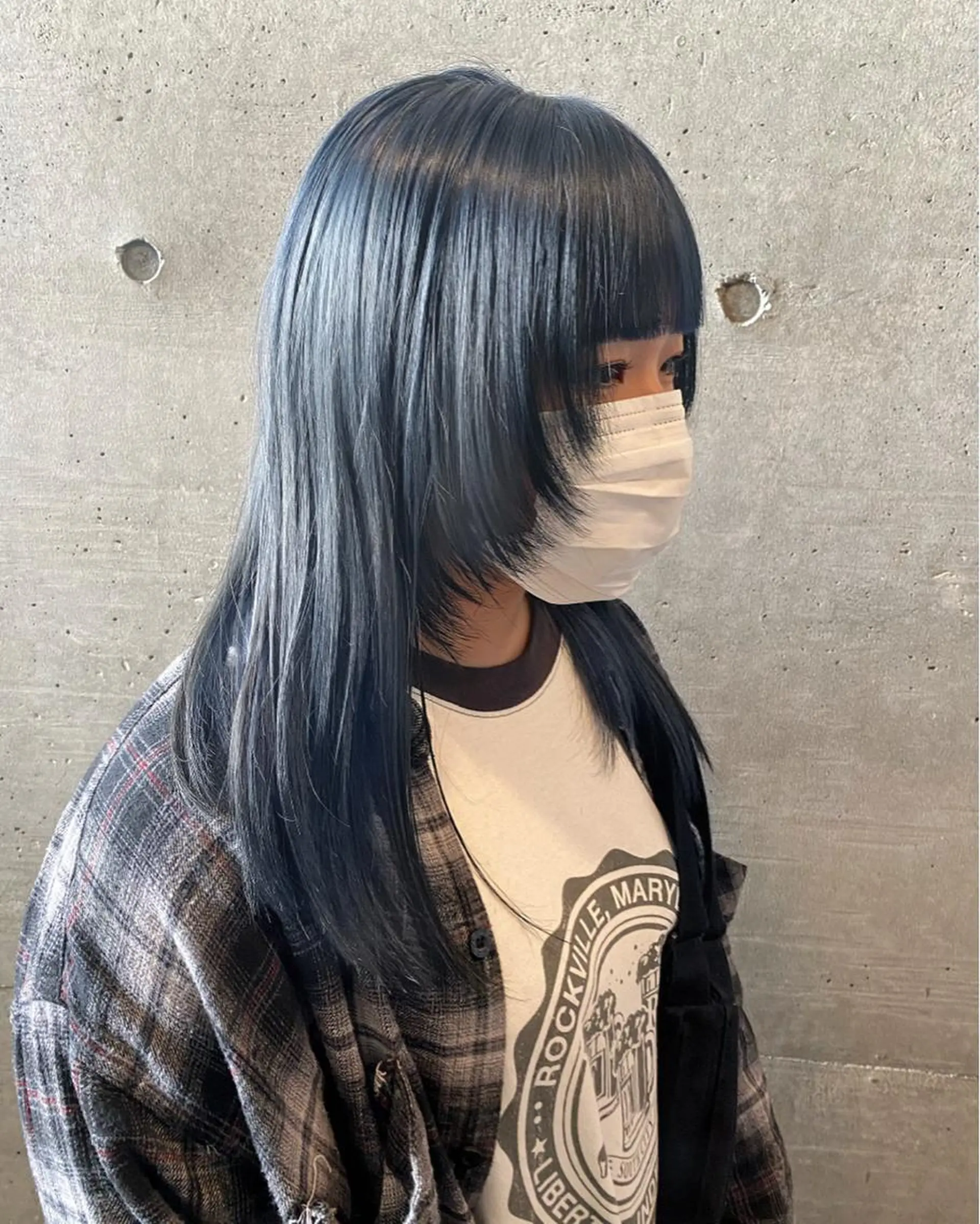 ロング カラー ブリーチ ケアブリーチ カット ヘアカラー トリートメント 後藤紗英/髪質改善 /オリーブベージュのヘアスタイル