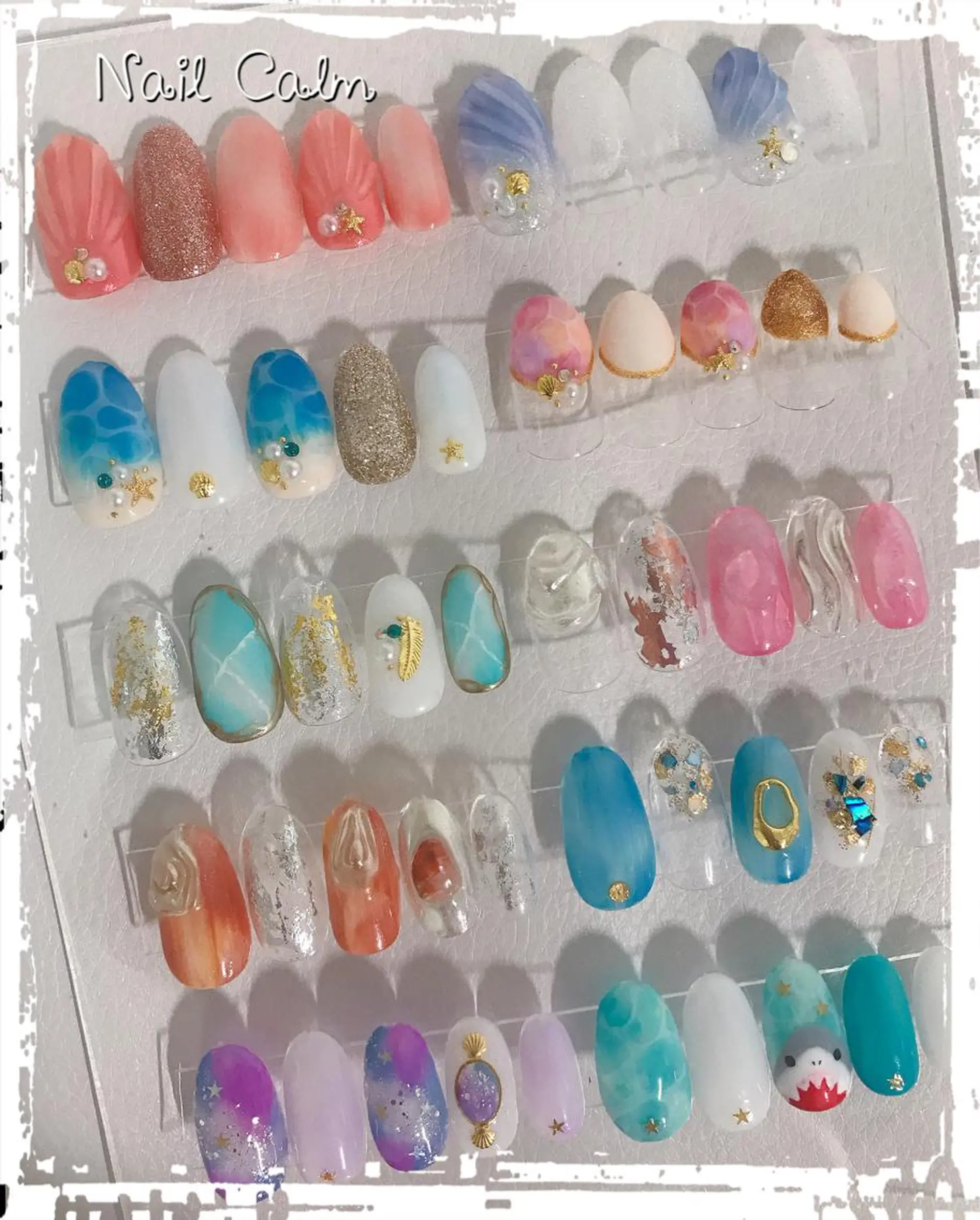 ネイル アートネイル ハンドネイル Nail Calm所属・プライベートサロン Calmのネイルデザイン