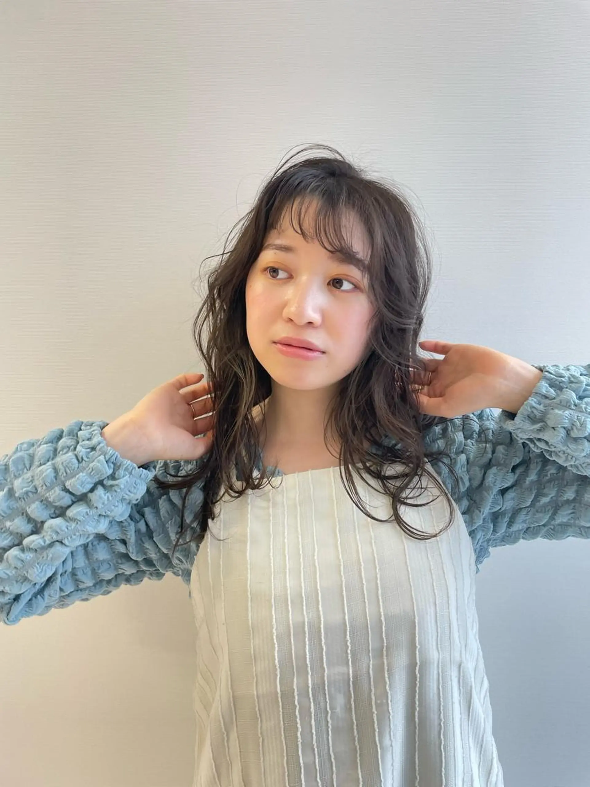 セミロング 井上 ほのかのヘアスタイル