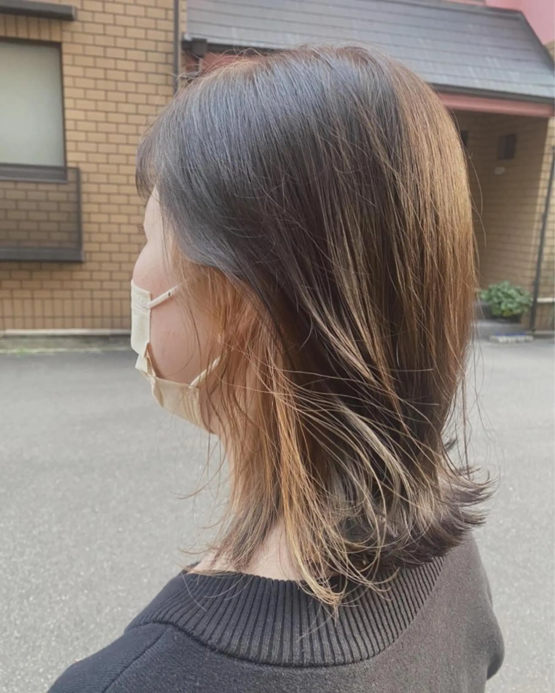 ミディアム カラー ヘアカラー newi京橋 【sachi】のヘアスタイル