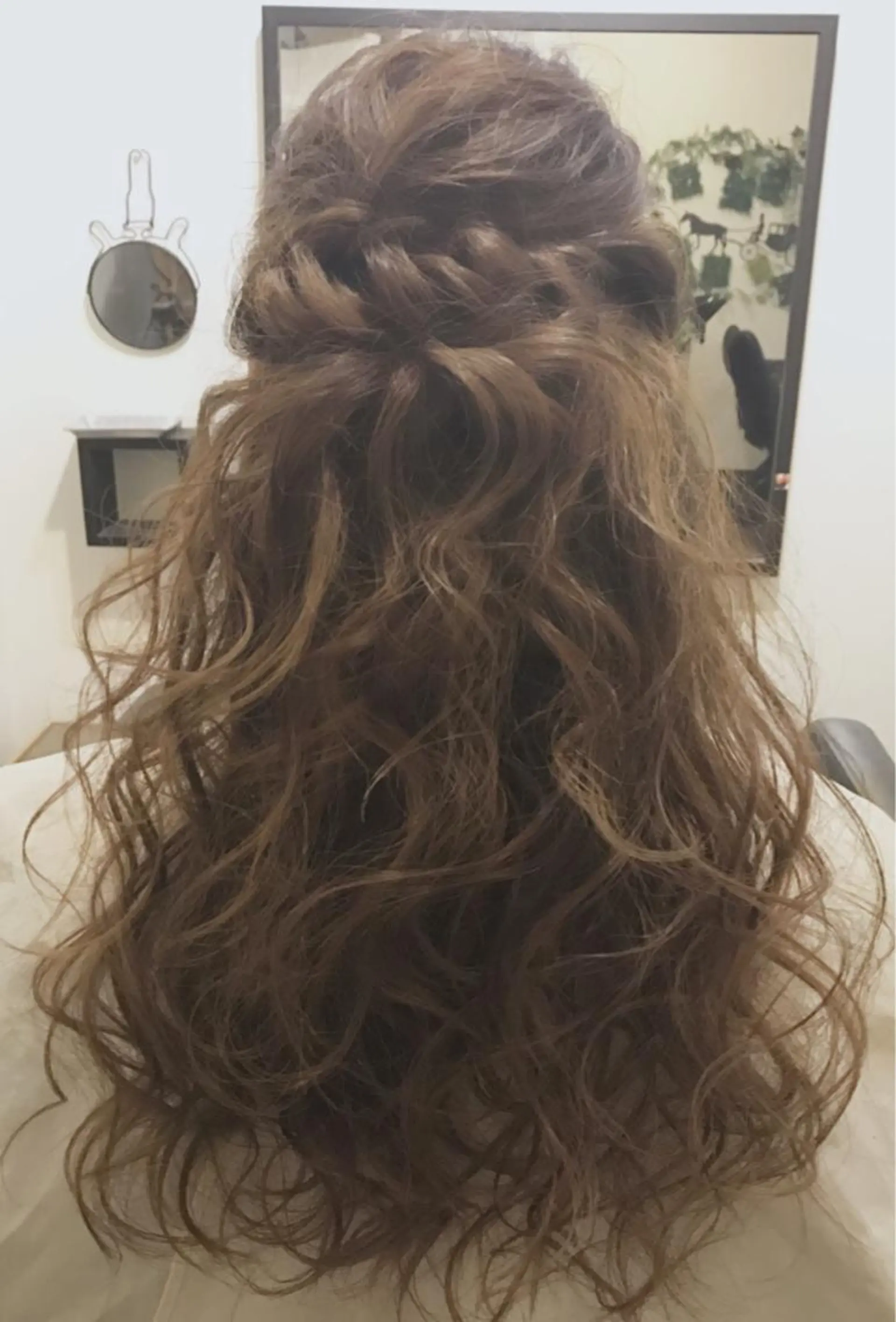 ヘアアレンジ ハーフアップ BOBシークレット じょうじ⭐️のヘアスタイル