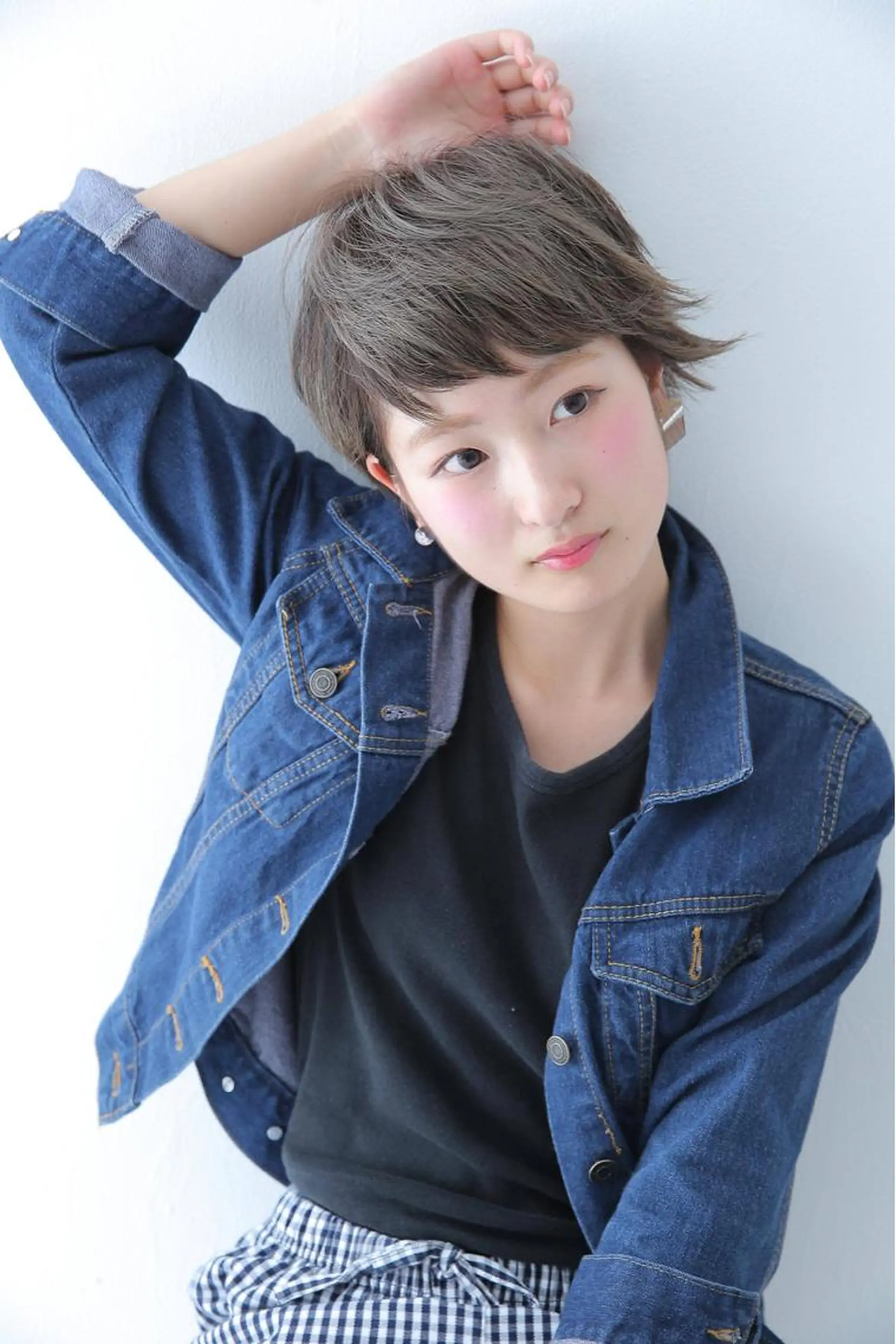 ショート カラー トレヴァー デルチザンのヘアスタイル