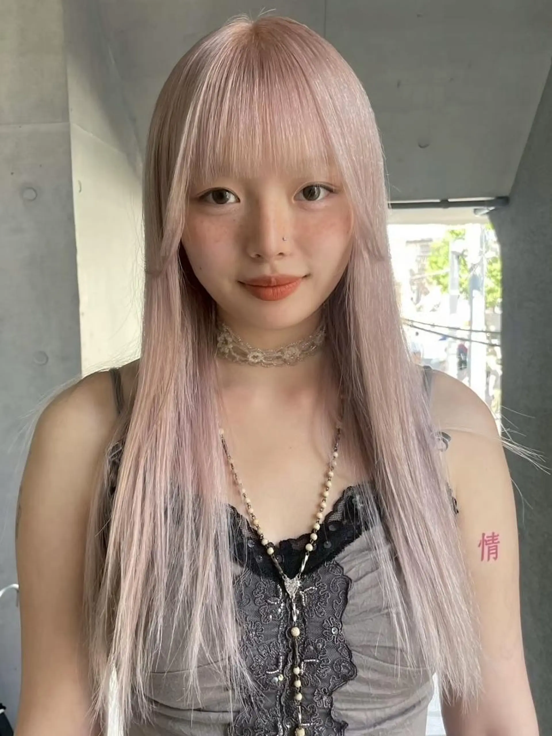 ロング ヘアカラー ARCANAブリーチ ダブルカラー🌟原宿のヘアスタイル