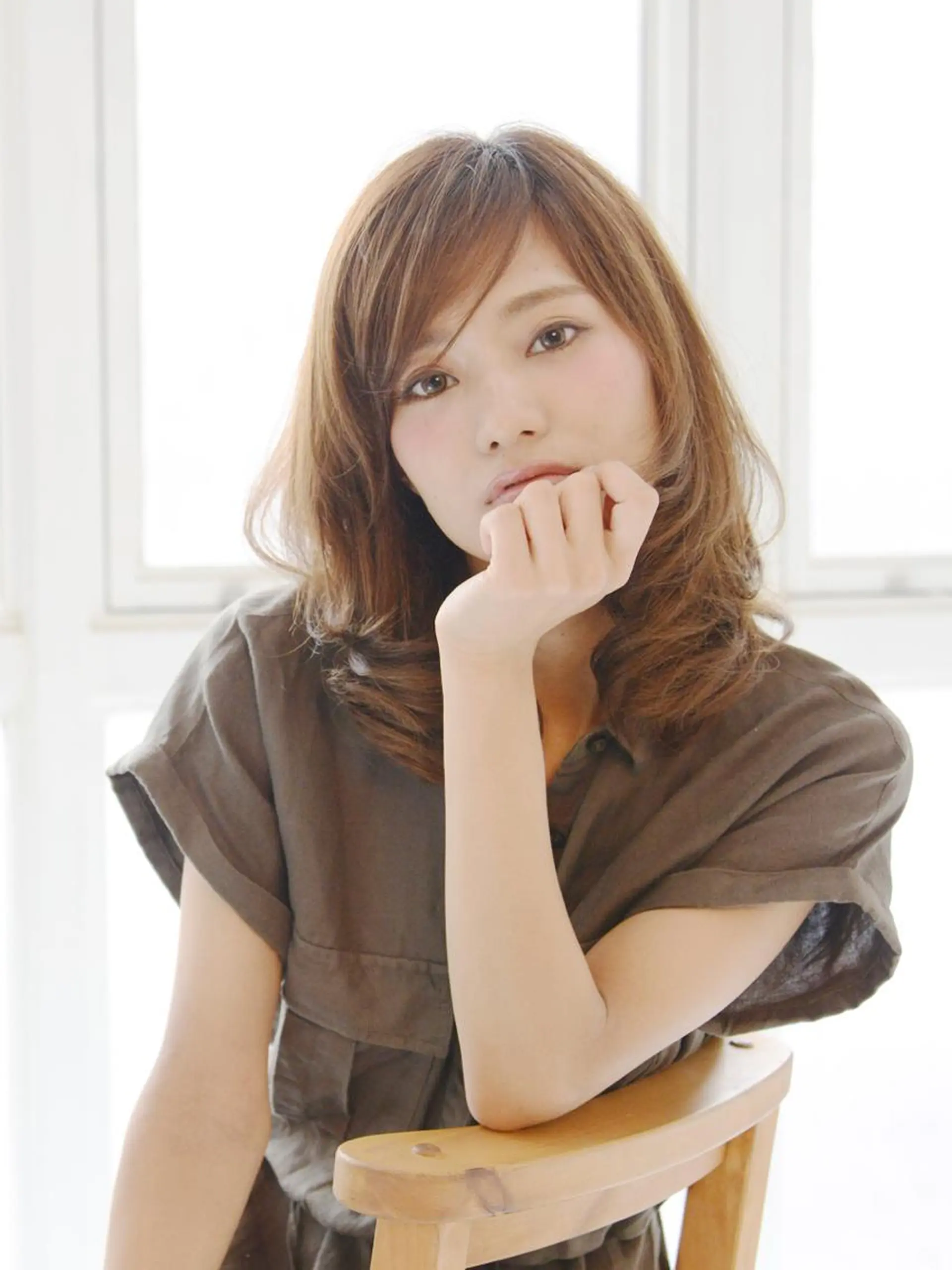 ミディアム お悩み解決美容師🩷 ♠️ベテランそめやのヘアスタイル