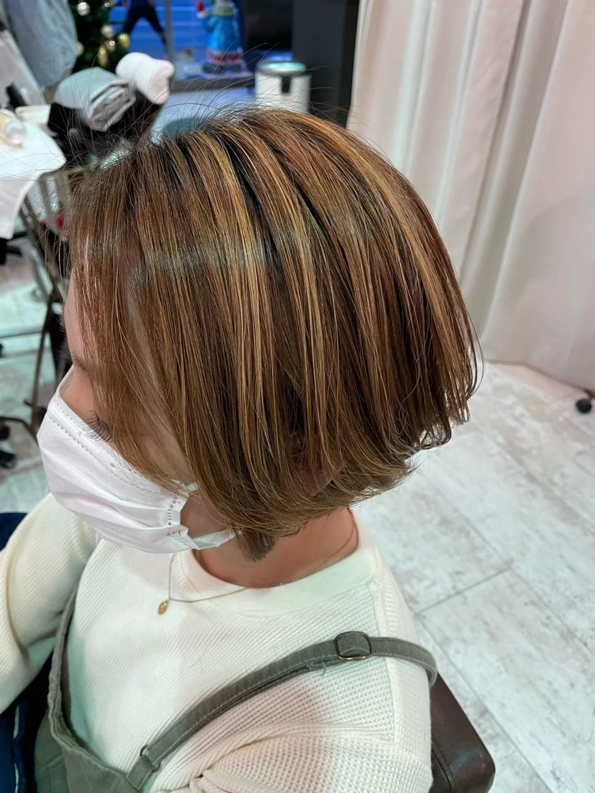 ショート ハイライト 💐宮坂 歩💐のヘアスタイル