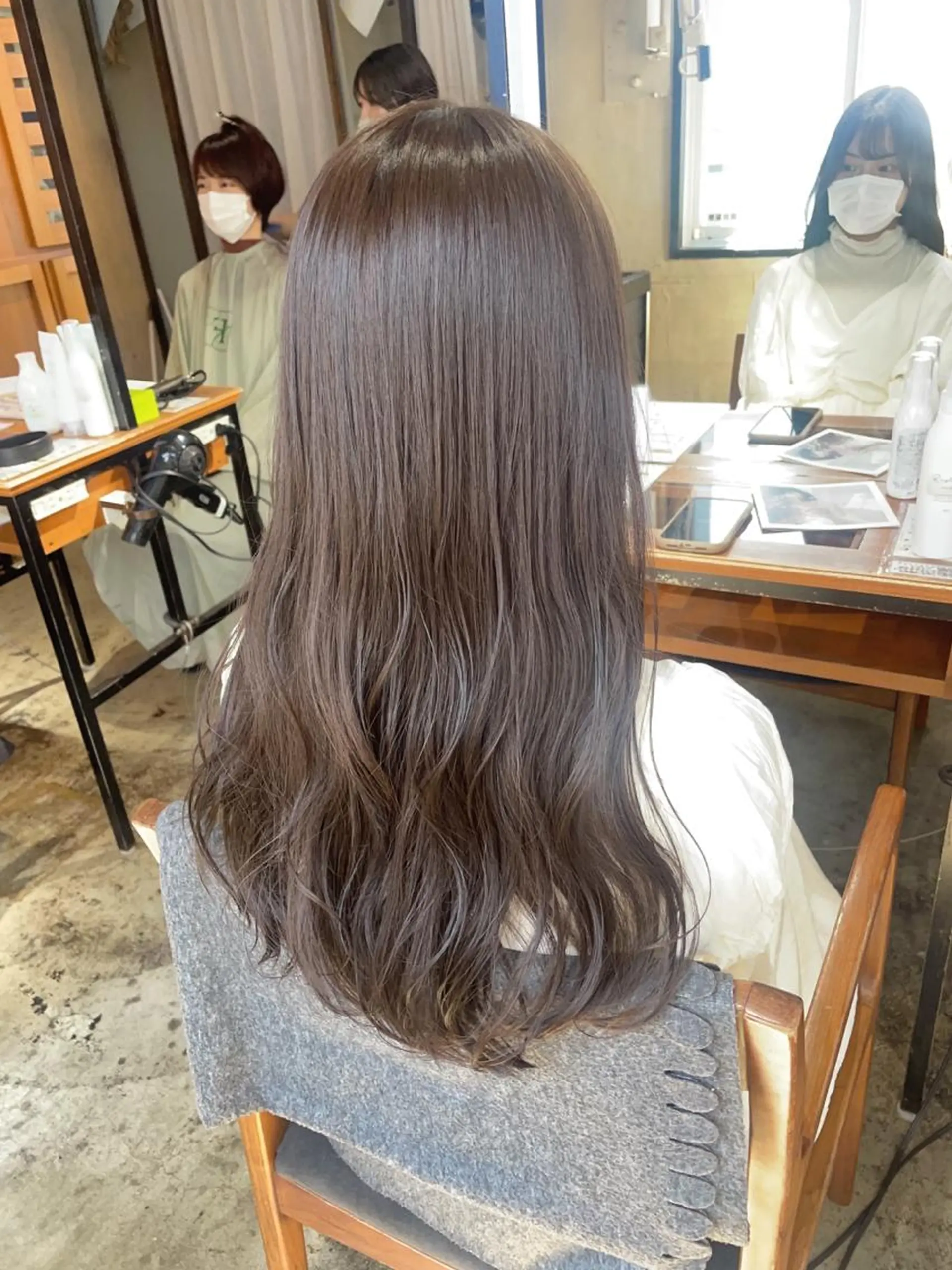 ロング カラー 梅田美容室 山崎海波のヘアスタイル