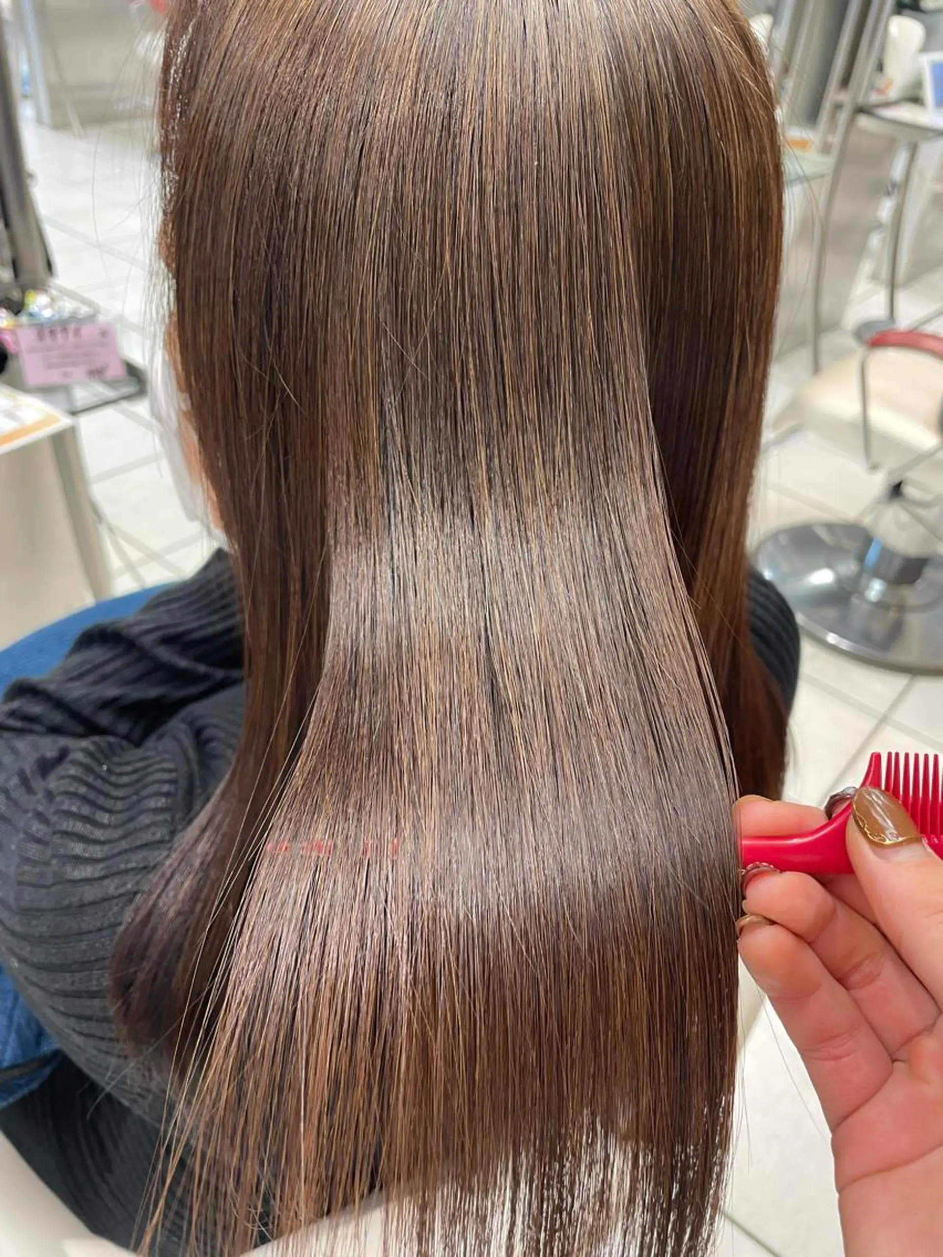 ロング ヘアカラー 🍒暖色カラー /やぎふうか🍒のヘアスタイル