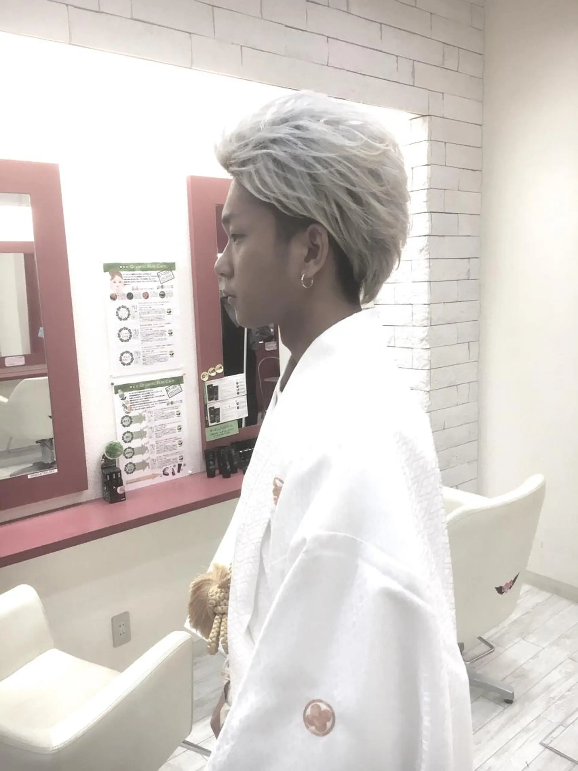 カラー メンズ メンズウルフカット ウルフカット パーマPrivate SalonNoa名駅のヘアスタイル