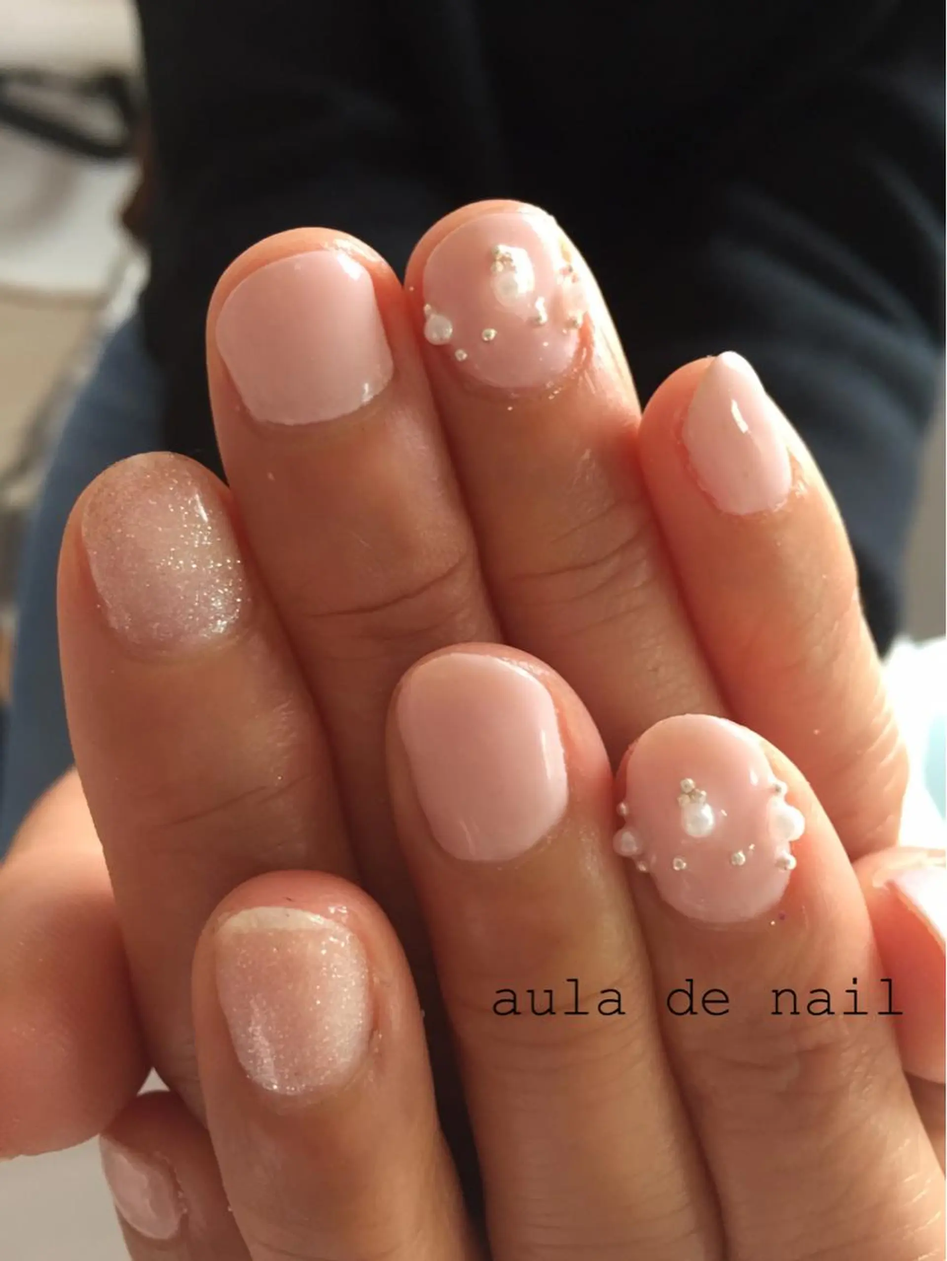 ネイル アートネイル ストーンネイル auladenail アウラデネイルのネイルデザイン