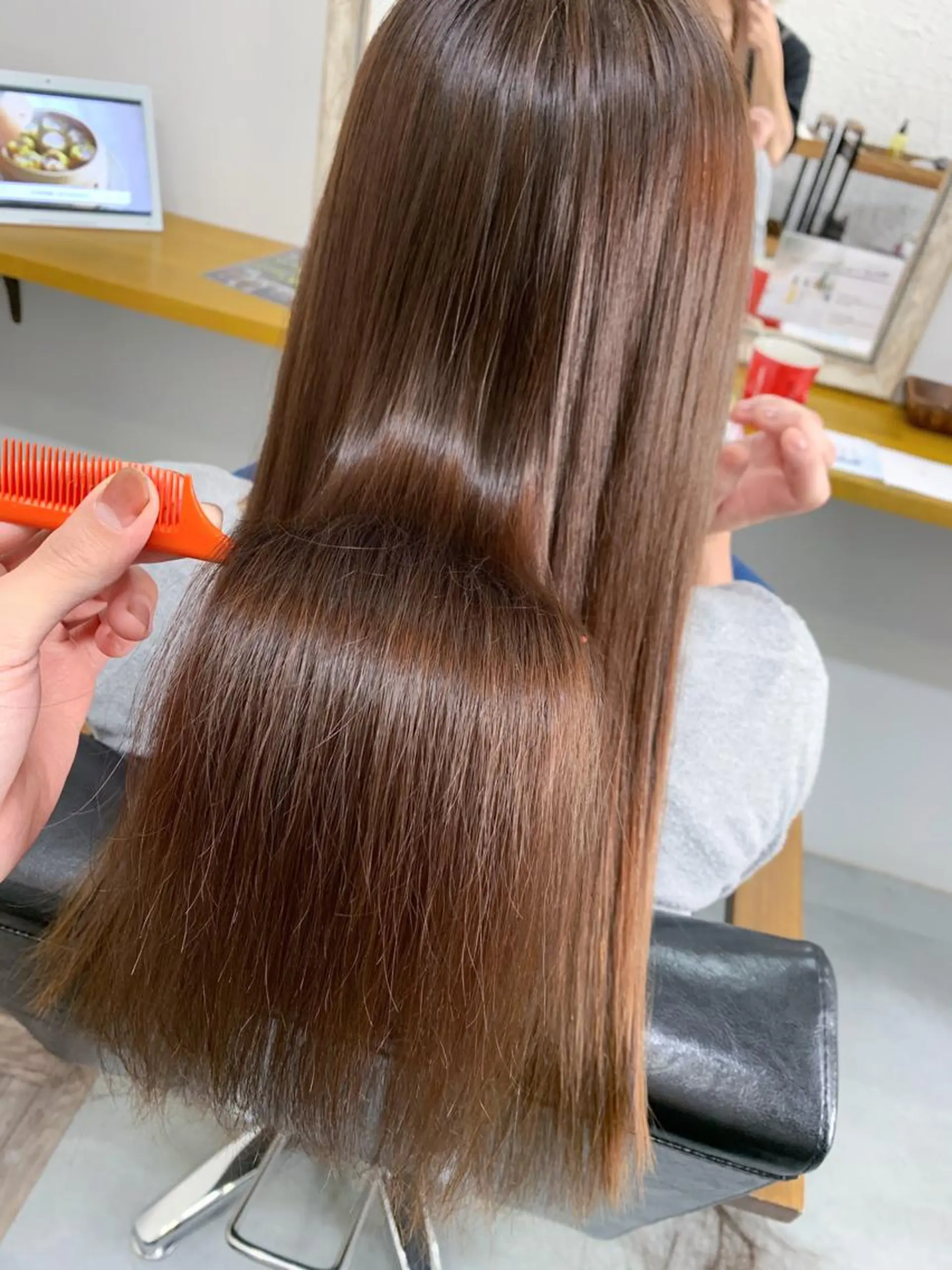 ロング 🥇近藤 恭輔🥇 Recharme新保のヘアスタイル