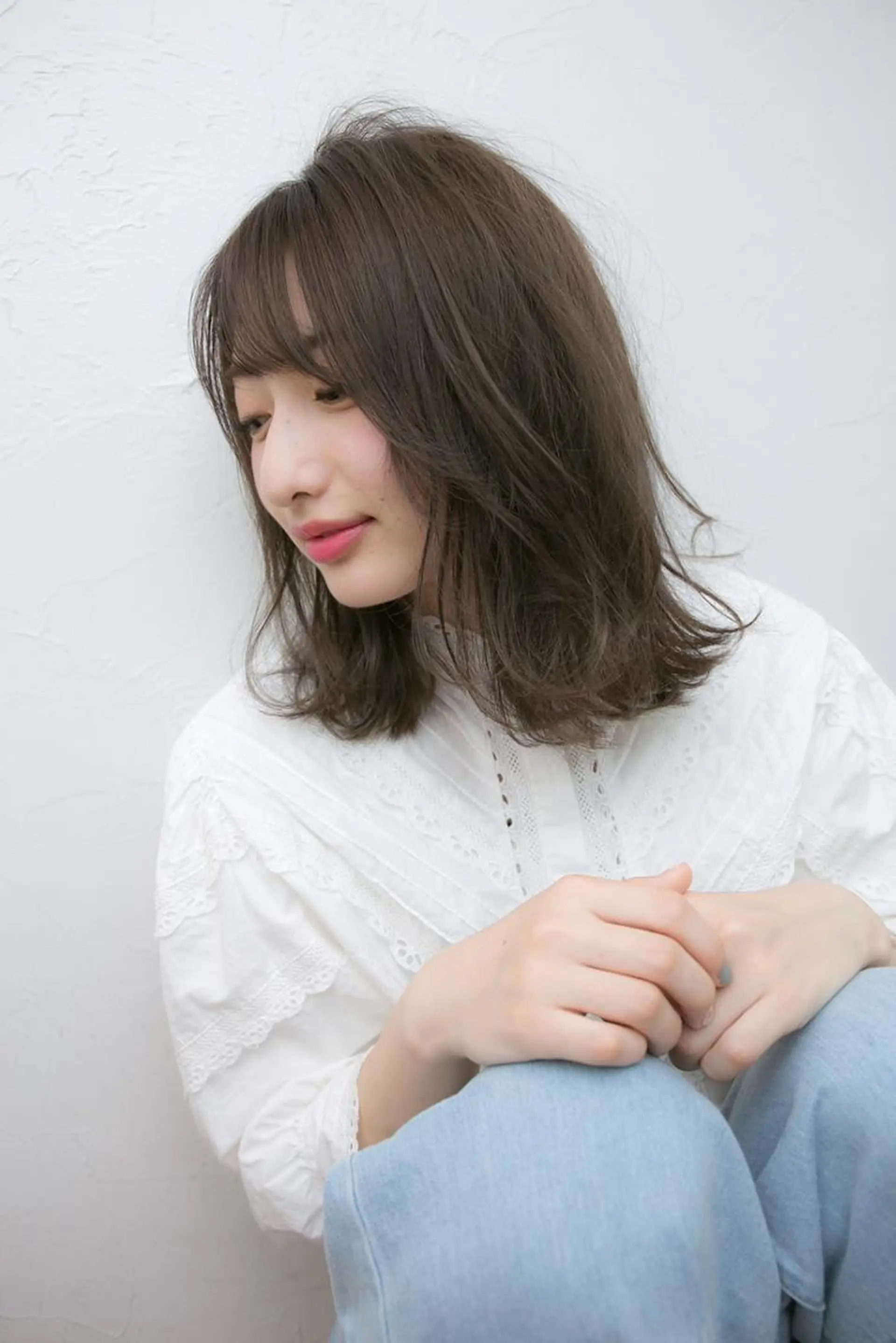 セミロング 髪質改善 KOHのヘアスタイル