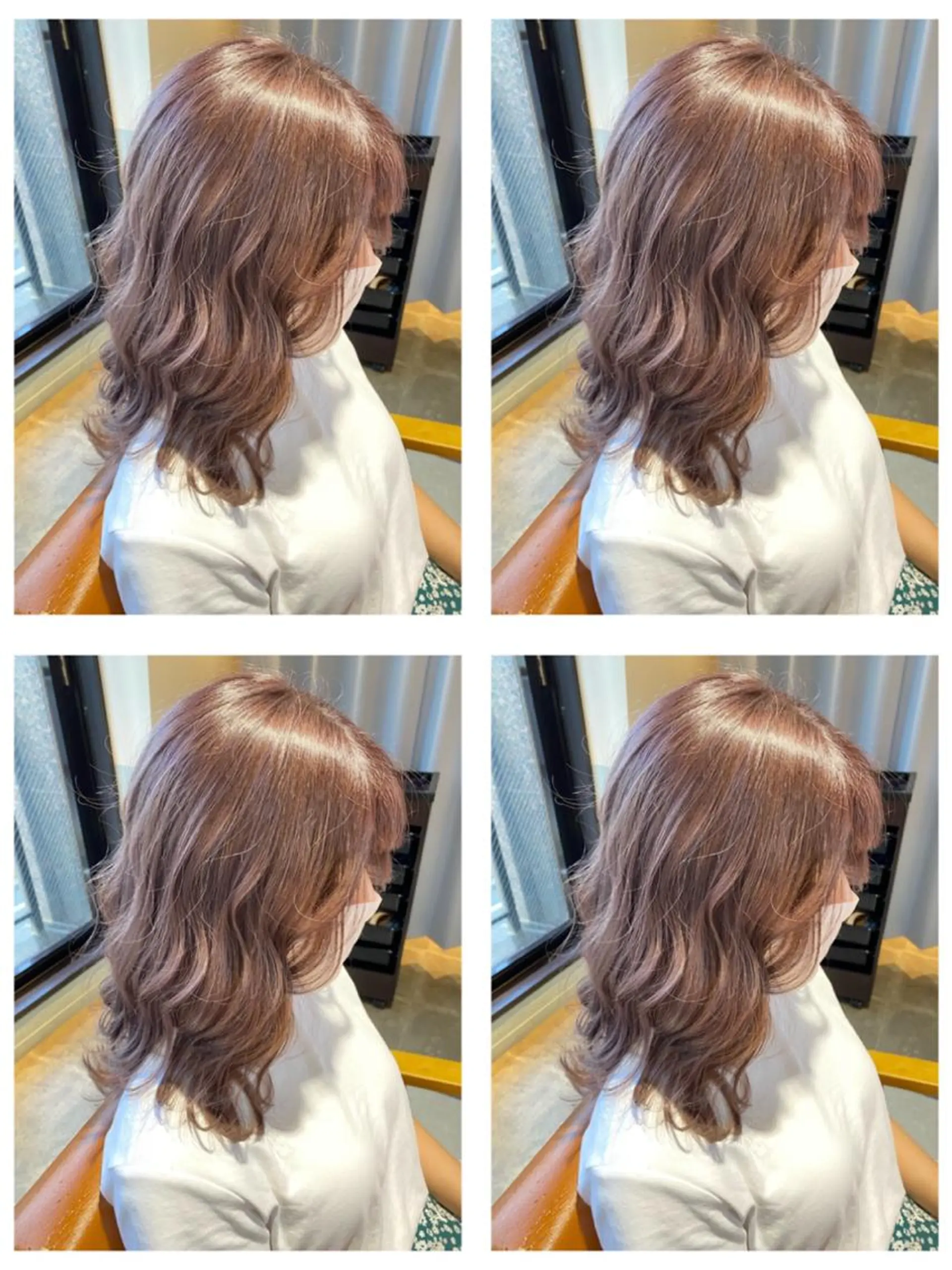 カラー ラベンダーカラー カット ヘアカラー トリートメント 🐻結んで可愛い hair EMI🐻のヘアスタイル