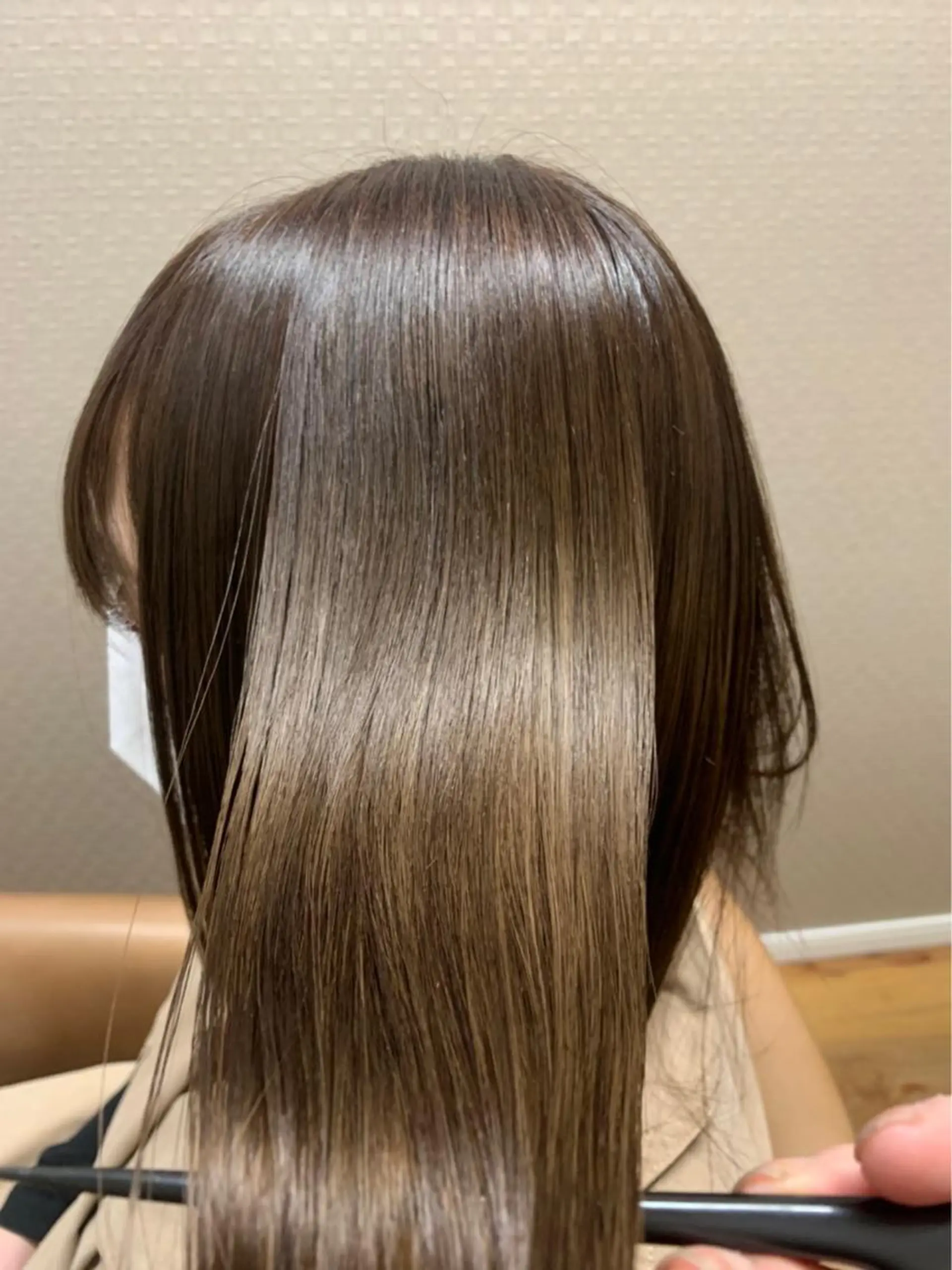 セミロング 髪質改善 トリートメント カット ヘアカラー トリートメント 市川 舞のヘアスタイル