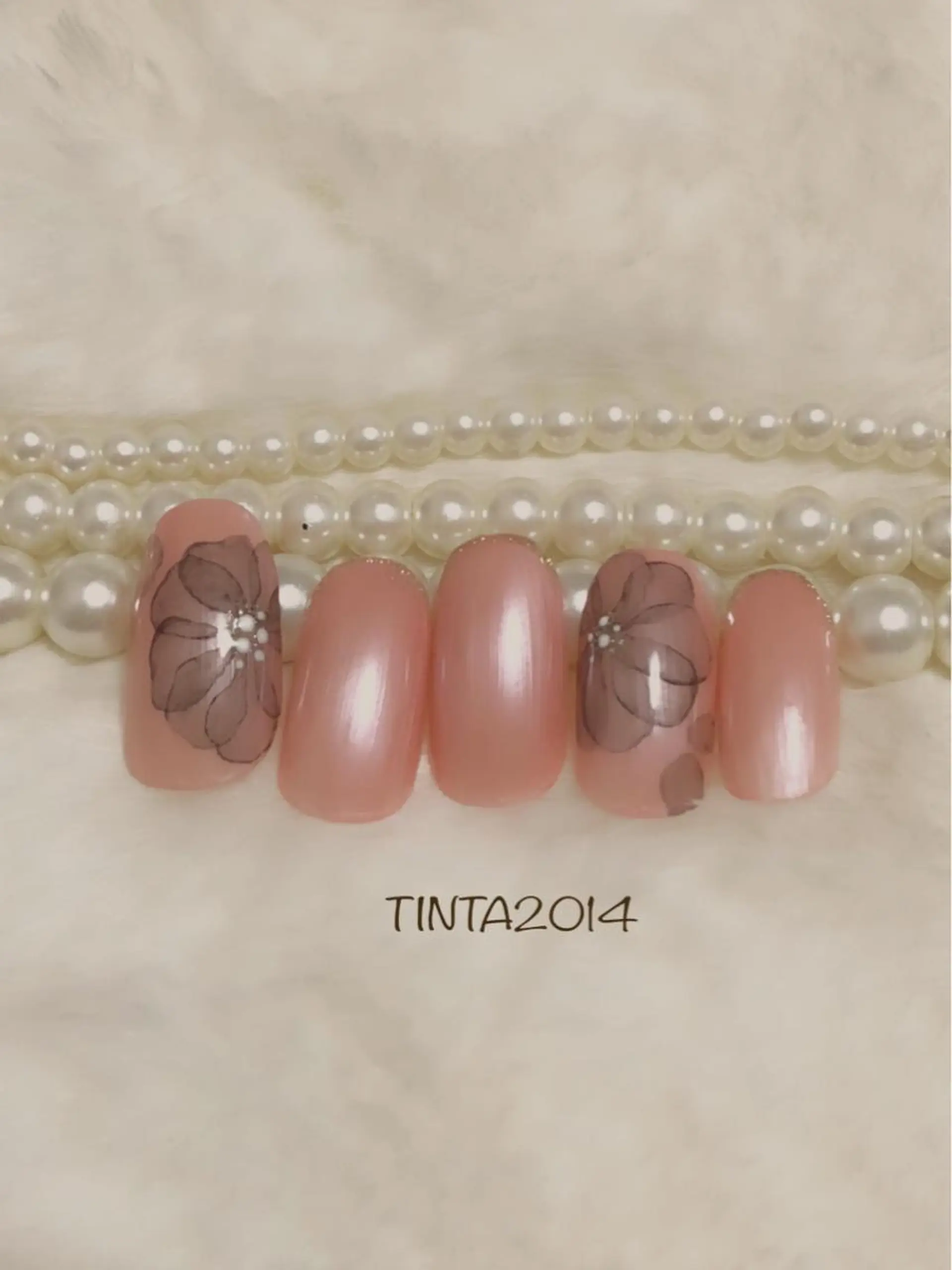 ネイル フラワーネイル ネイルサロン ティンタ所属・馬場 典子のネイルデザイン