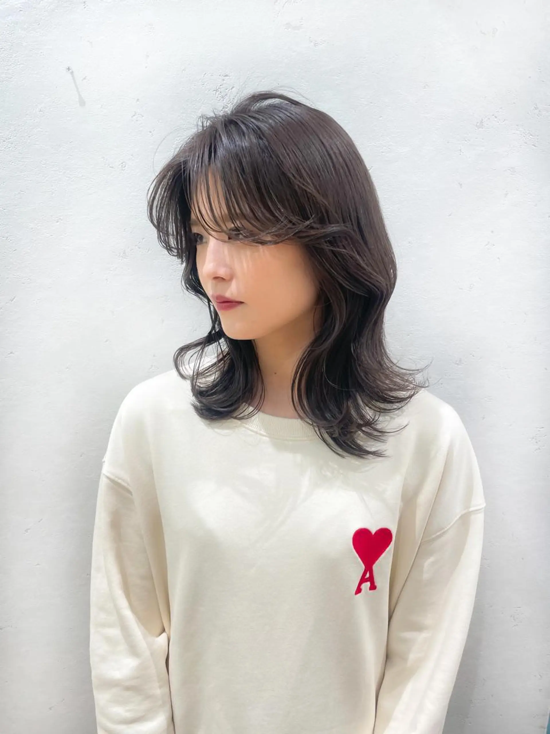 ミディアム カット ヘアカラー トリートメント 育休中4/30- 予約受付/野崎かよのヘアスタイル