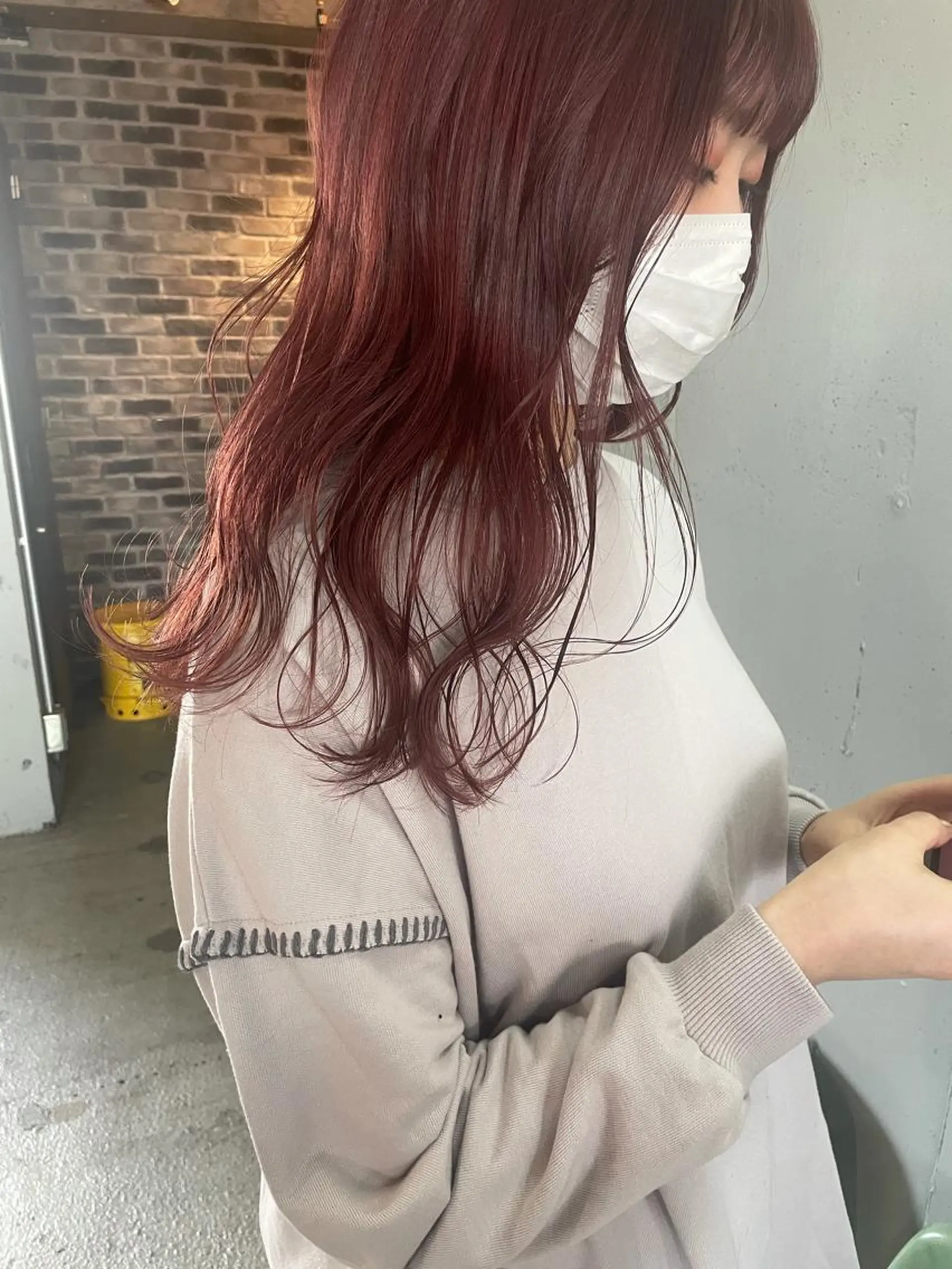 セミロング セミロングパーマ ハイライト 髪質改善 縮毛矯正 トリートメント カット ヘアカラー トリートメント 🌼褒められヘア🌼 kaoのヘアスタイル