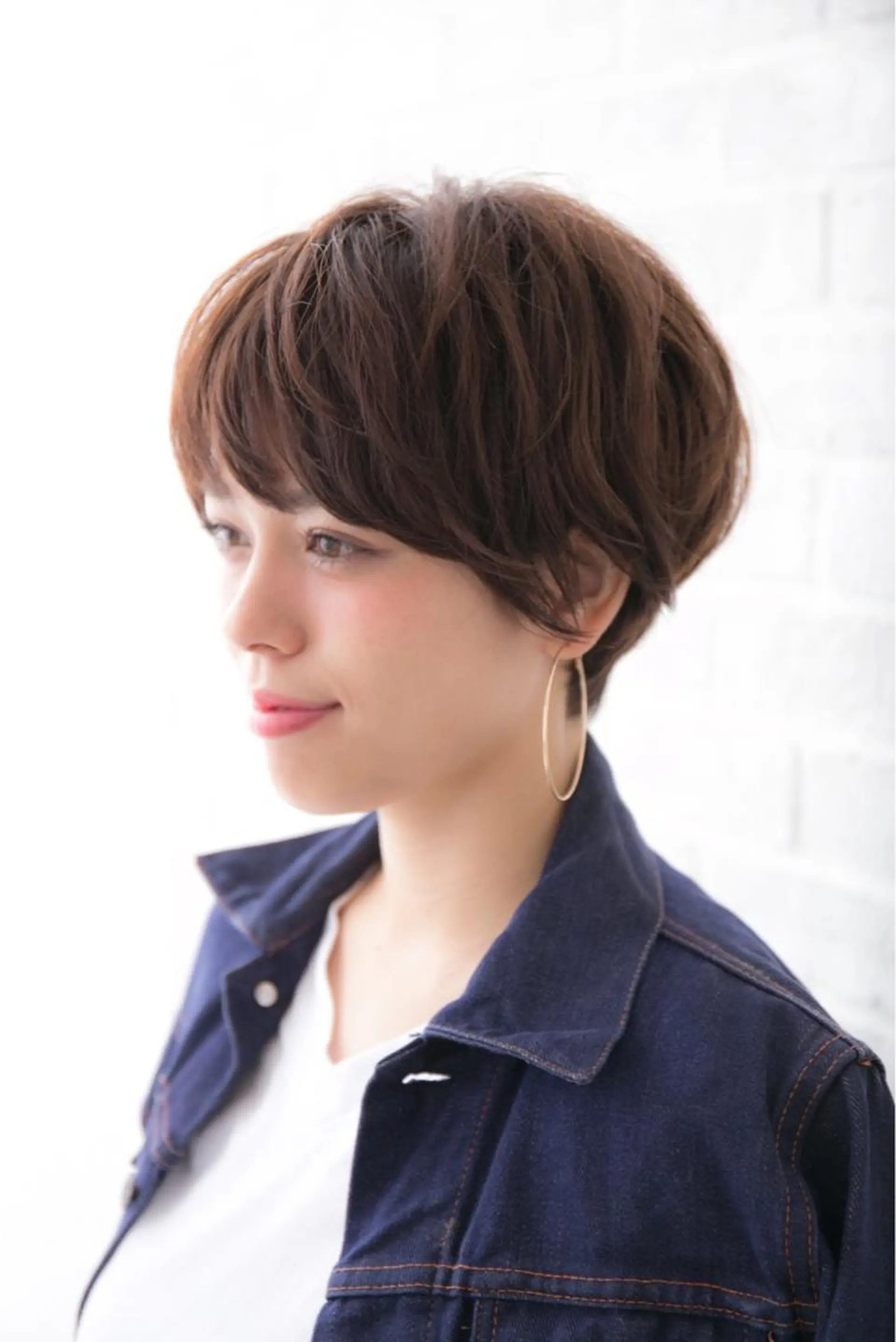 ショート 似合わせカット ショートヘア 小顔カット カット 井上 美奈子のヘアスタイル