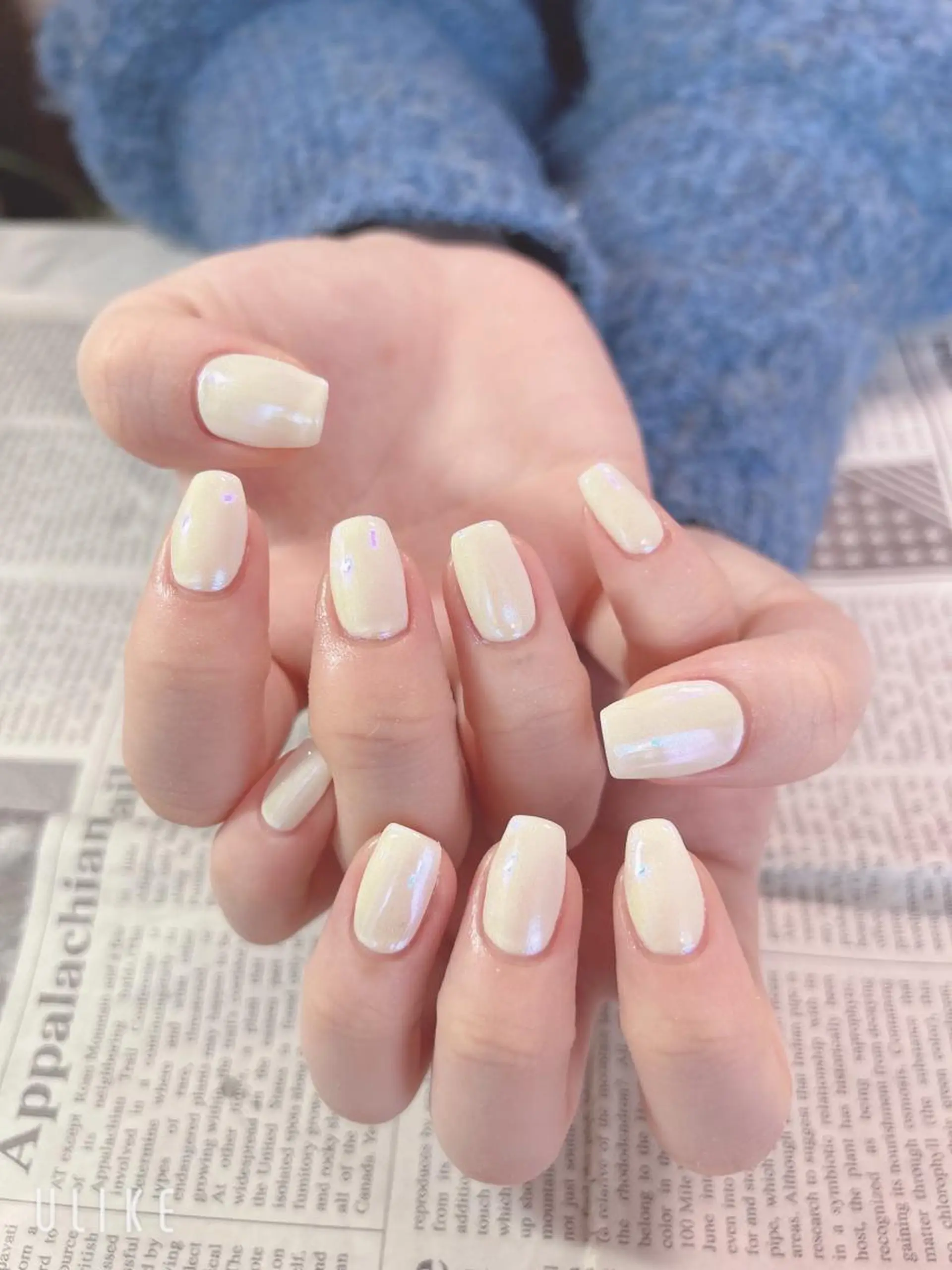 ネイル ミラーネイル ハンドネイル ハンドケア 森山 舞のネイルデザイン