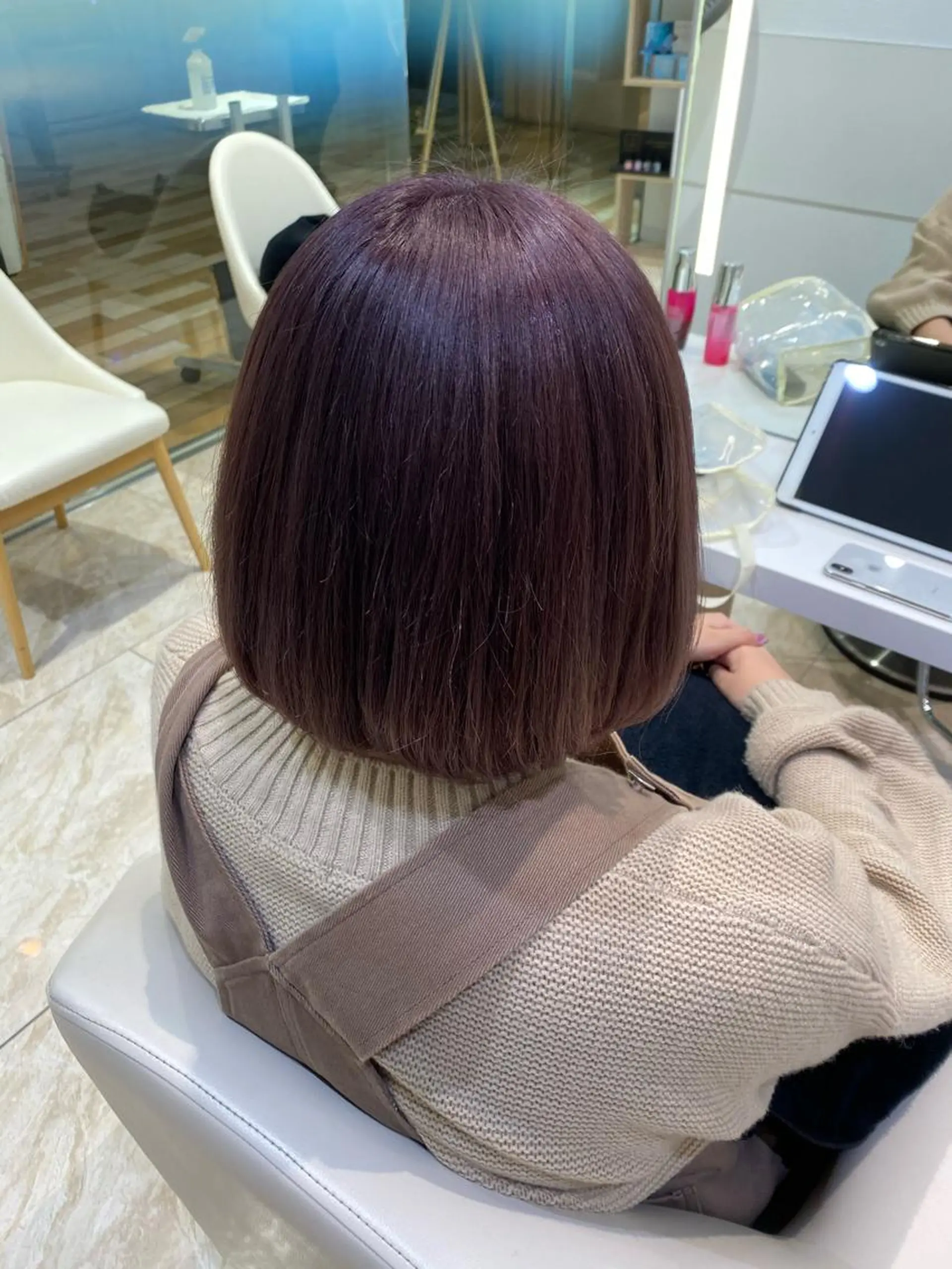 ミディアム カラー ナチュラル艶カラー 🤎maoのヘアスタイル