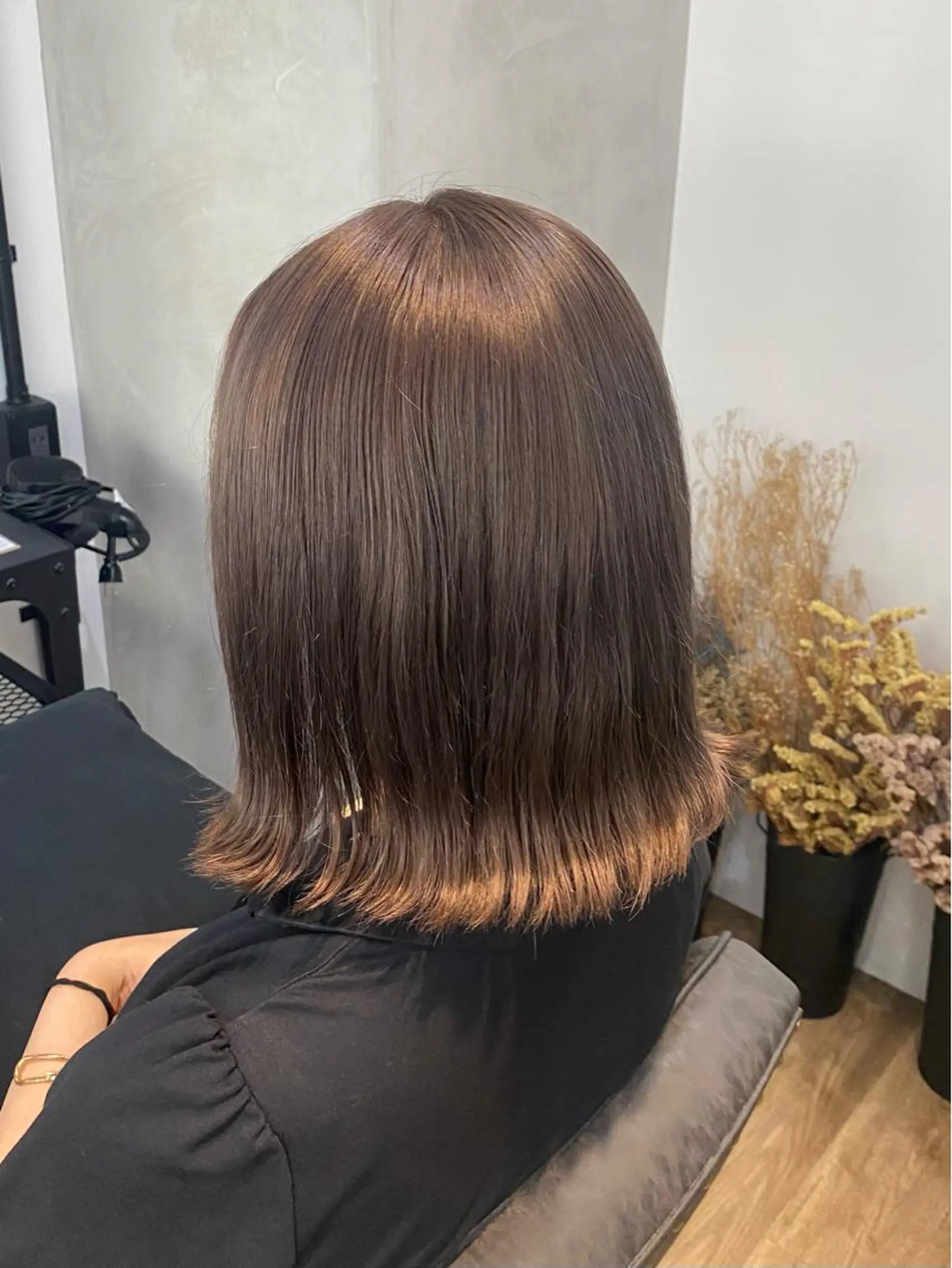 ミディアム カラー ヘアカラー トリートメント otoha✳︎ くすみカラーのヘアスタイル