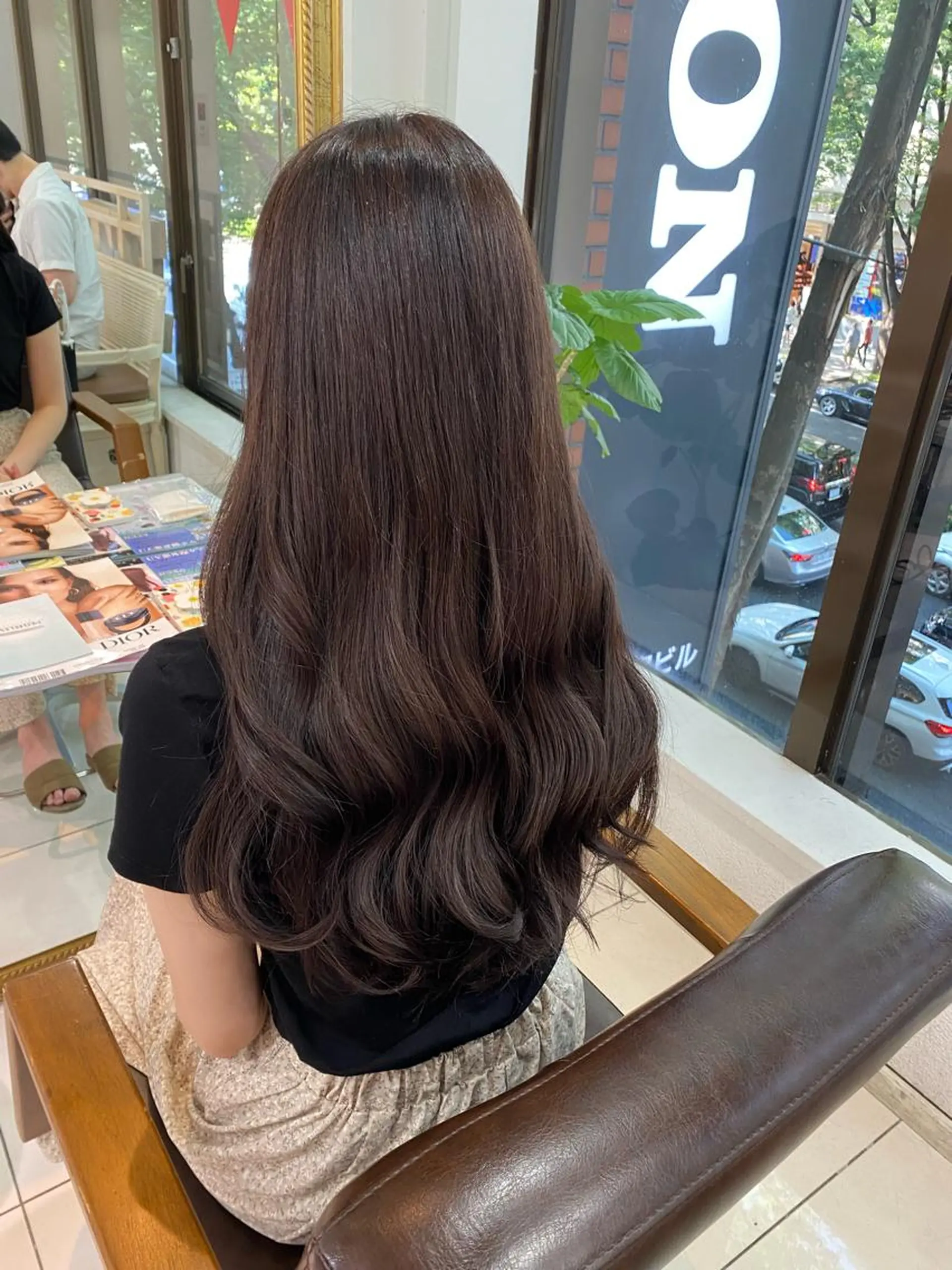 ロング カラー ヘアアレンジ 透明感カラー 古山 結季🌙🖤のヘアスタイル